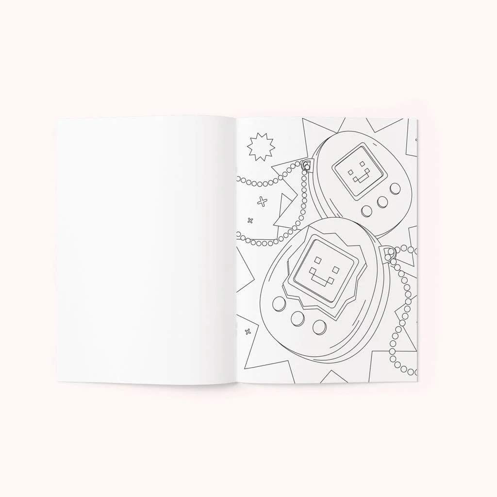 90's Nostalgia Colouring Book - Image 3