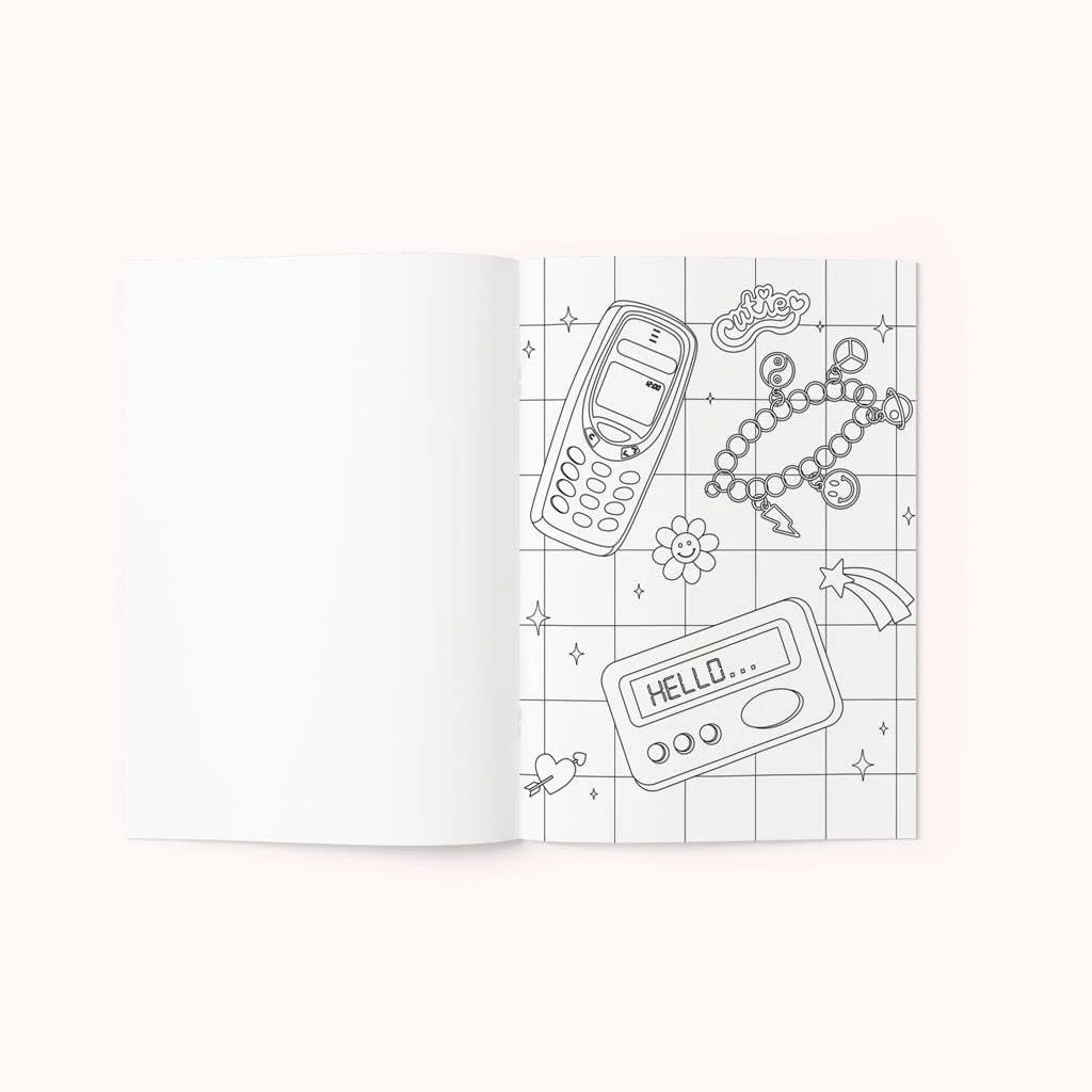 90's Nostalgia Colouring Book - Image 4