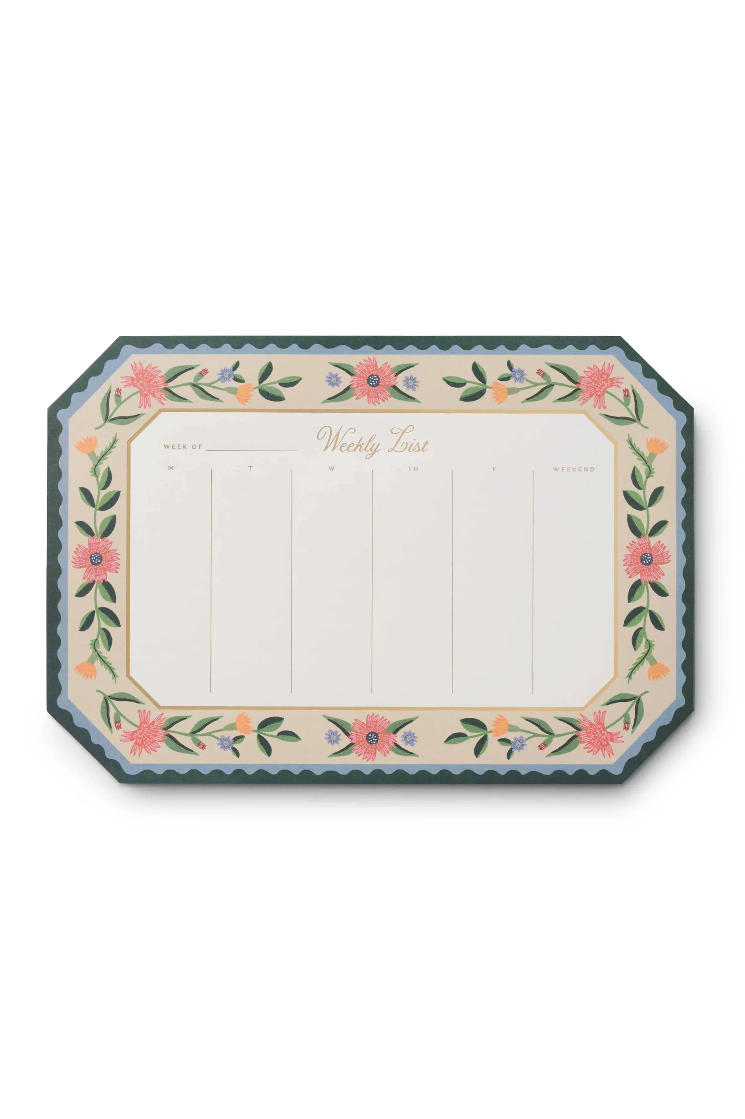 RIFLE PAPER CO - Aster Weekly Desk Pad