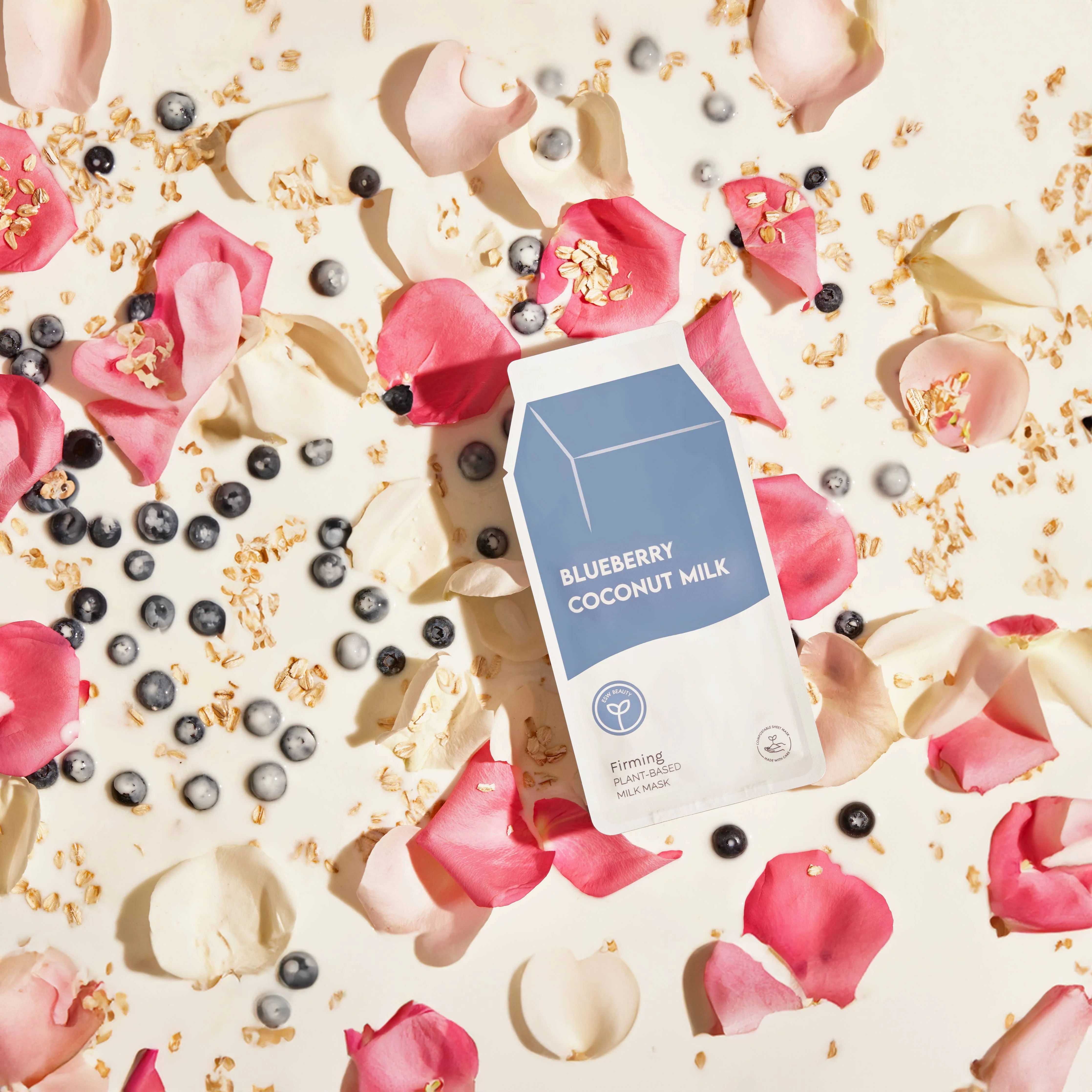 ESW BEAUTY - Blueberry Coconut Milk Firming Plant-Based Milk Mask