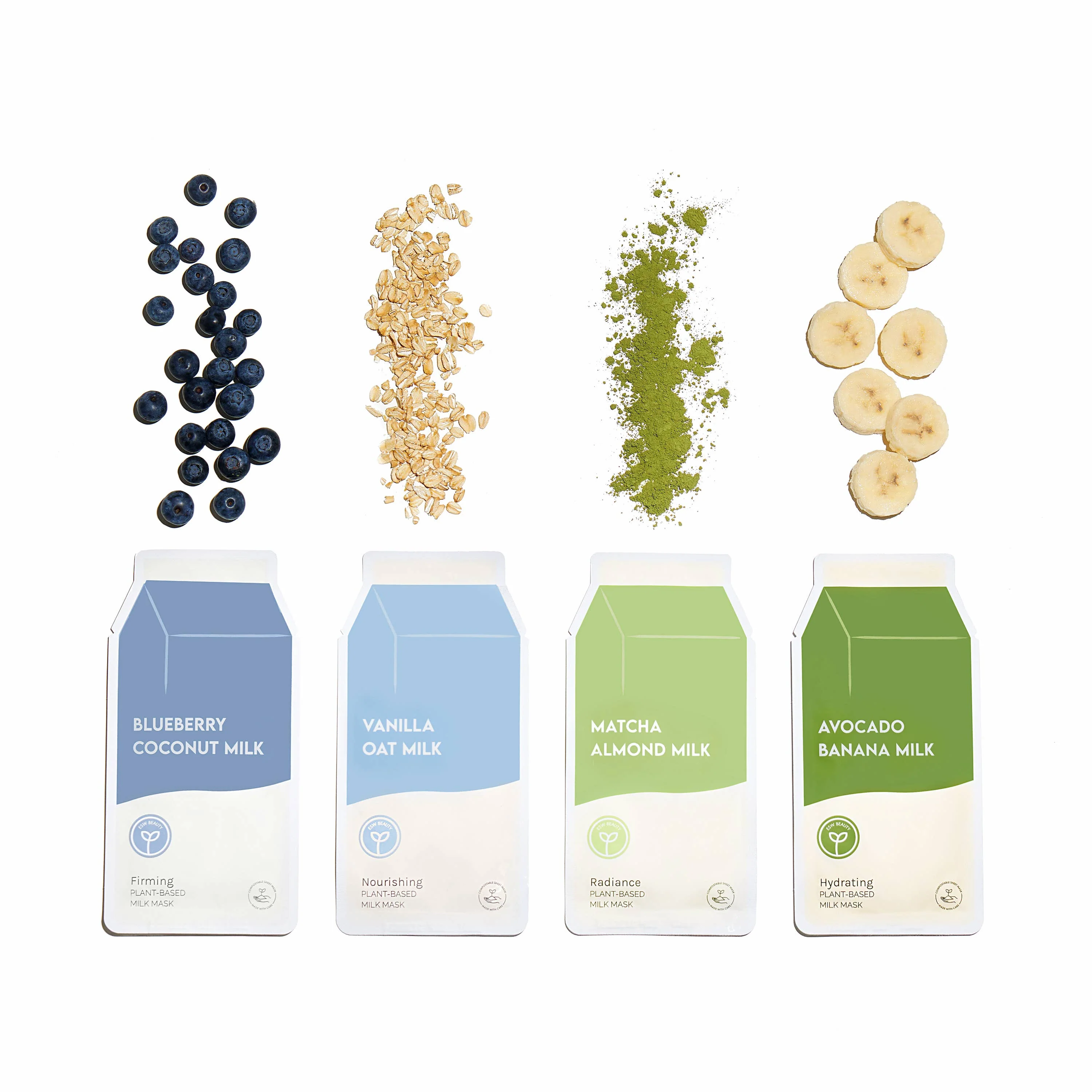 ESW BEAUTY - Blueberry Coconut Milk Firming Plant-Based Milk Mask - Image 7