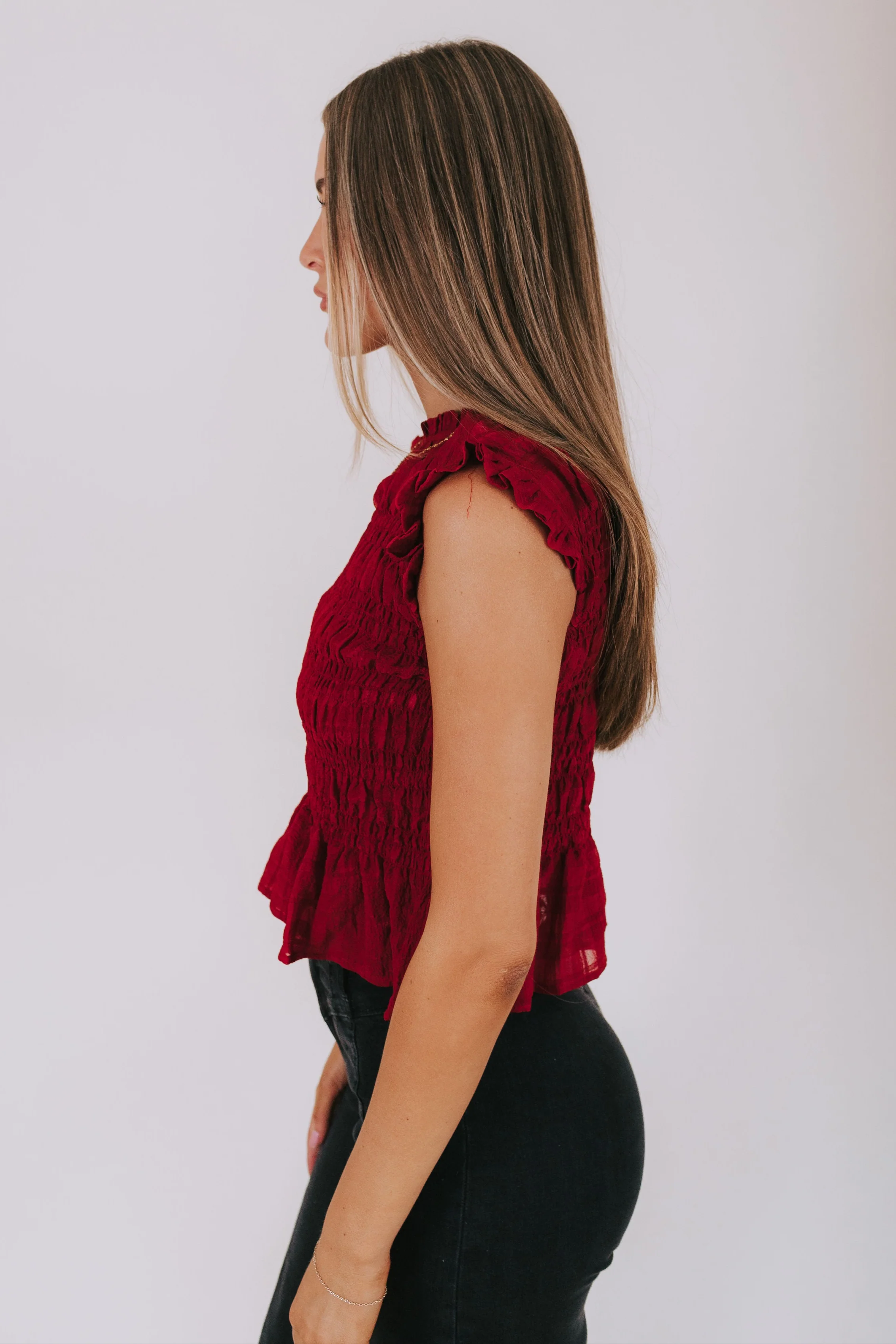 Candlelit Scarlet Top - Image 4