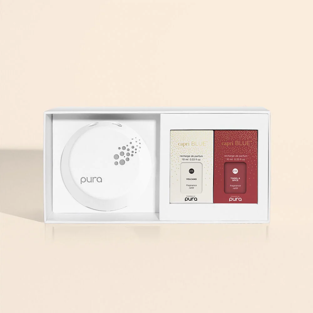 CAPRI BLUE - CB + Pura Smart Home Diffuser Kit, Tinsel & Spice & Volcano - Image 2