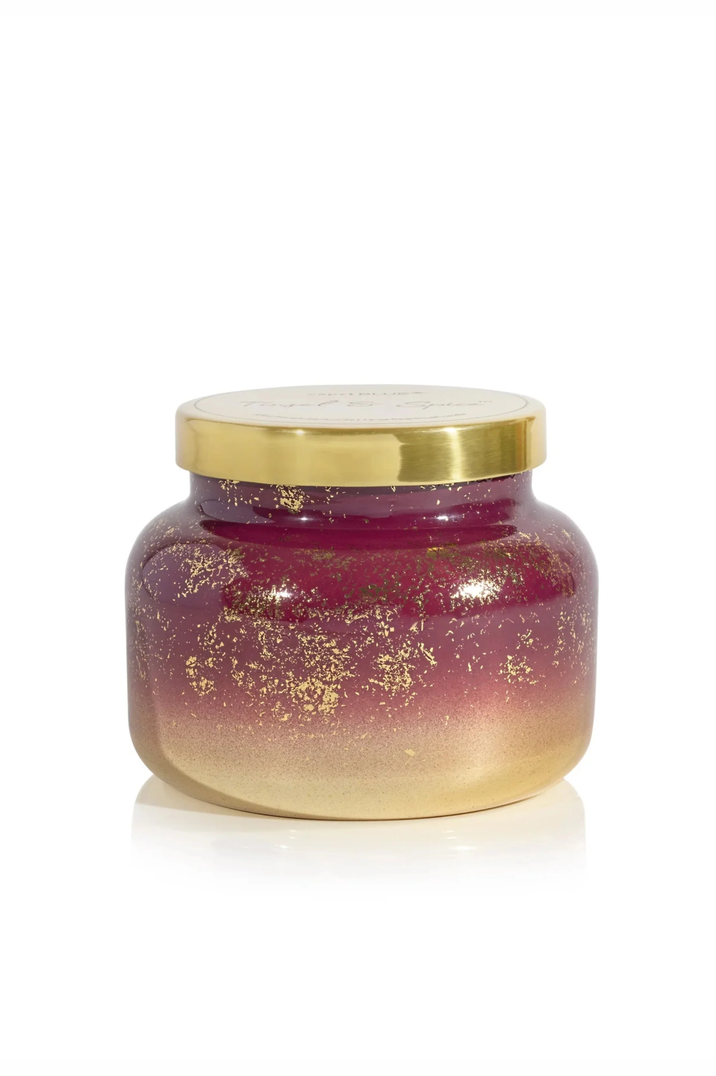 CAPRI BLUE - Tinsel & Spice Glimmer Signature Candle, 19 oz - Image 2