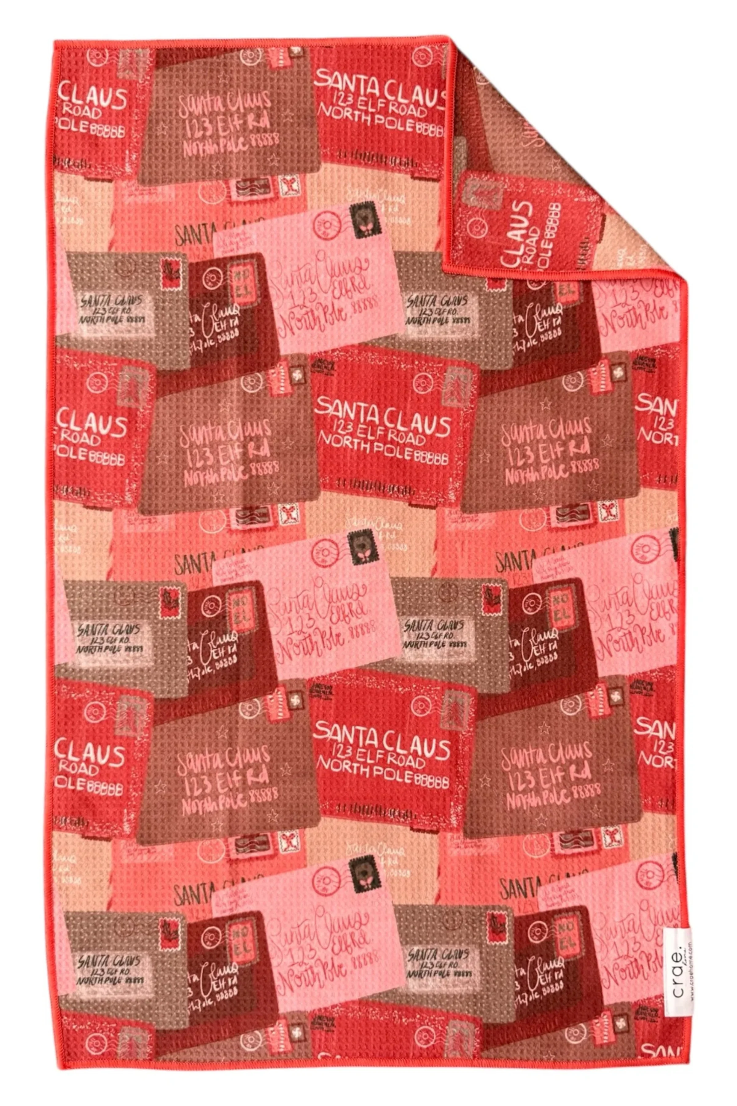 CRAE.HOME - Letters To Santa: Double-Sided Hand Towel