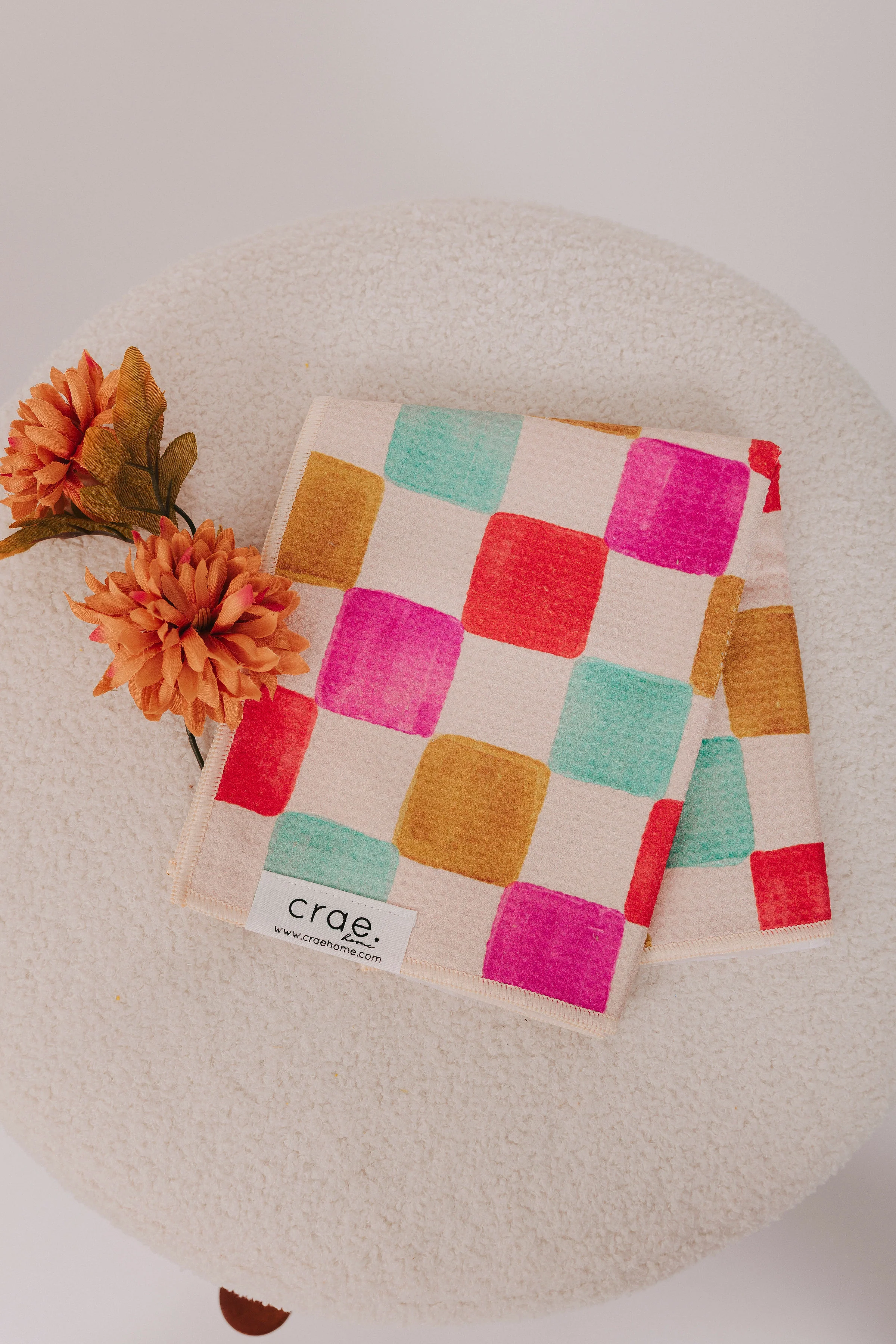 CRAE.HOME - Modern Picnic: Double-Sided Hand Towel - Image 2