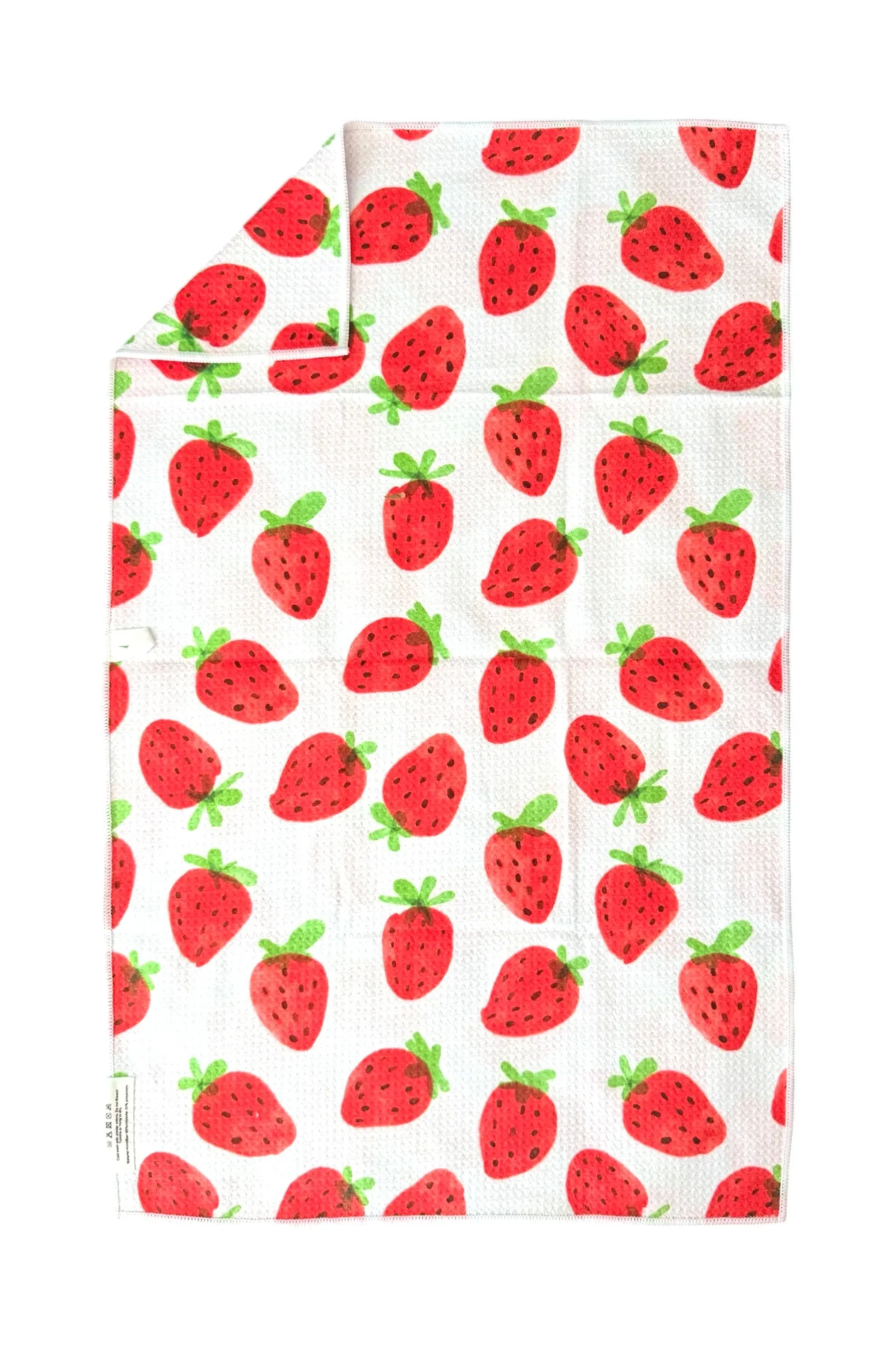 CRAE.HOME - Strawberry Days: Double-Sided Hand Towel - Image 2