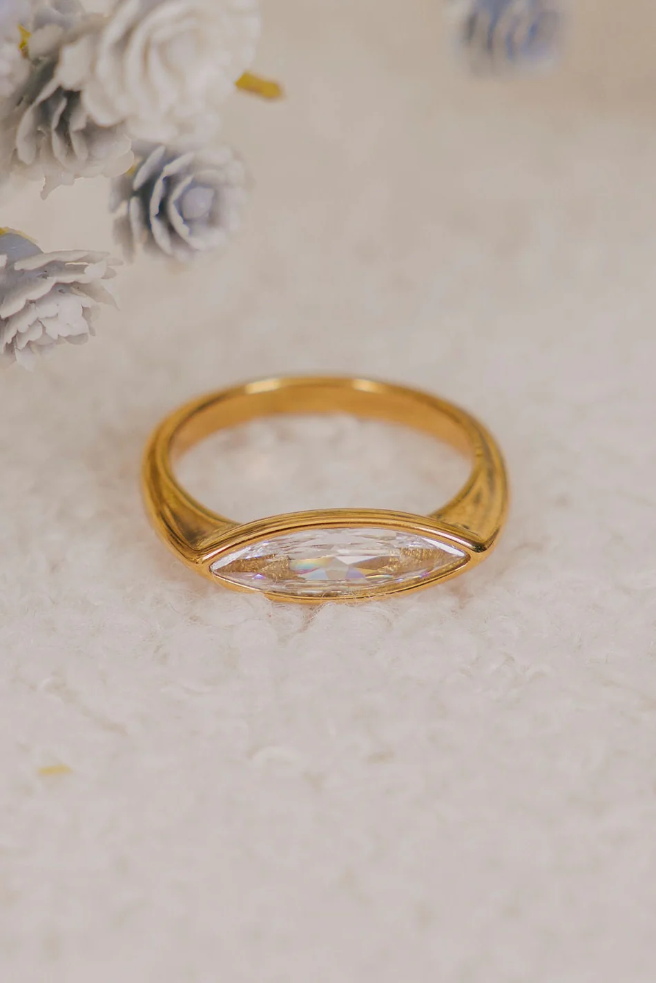 Disbelief Ring - 18K Gold Plated
