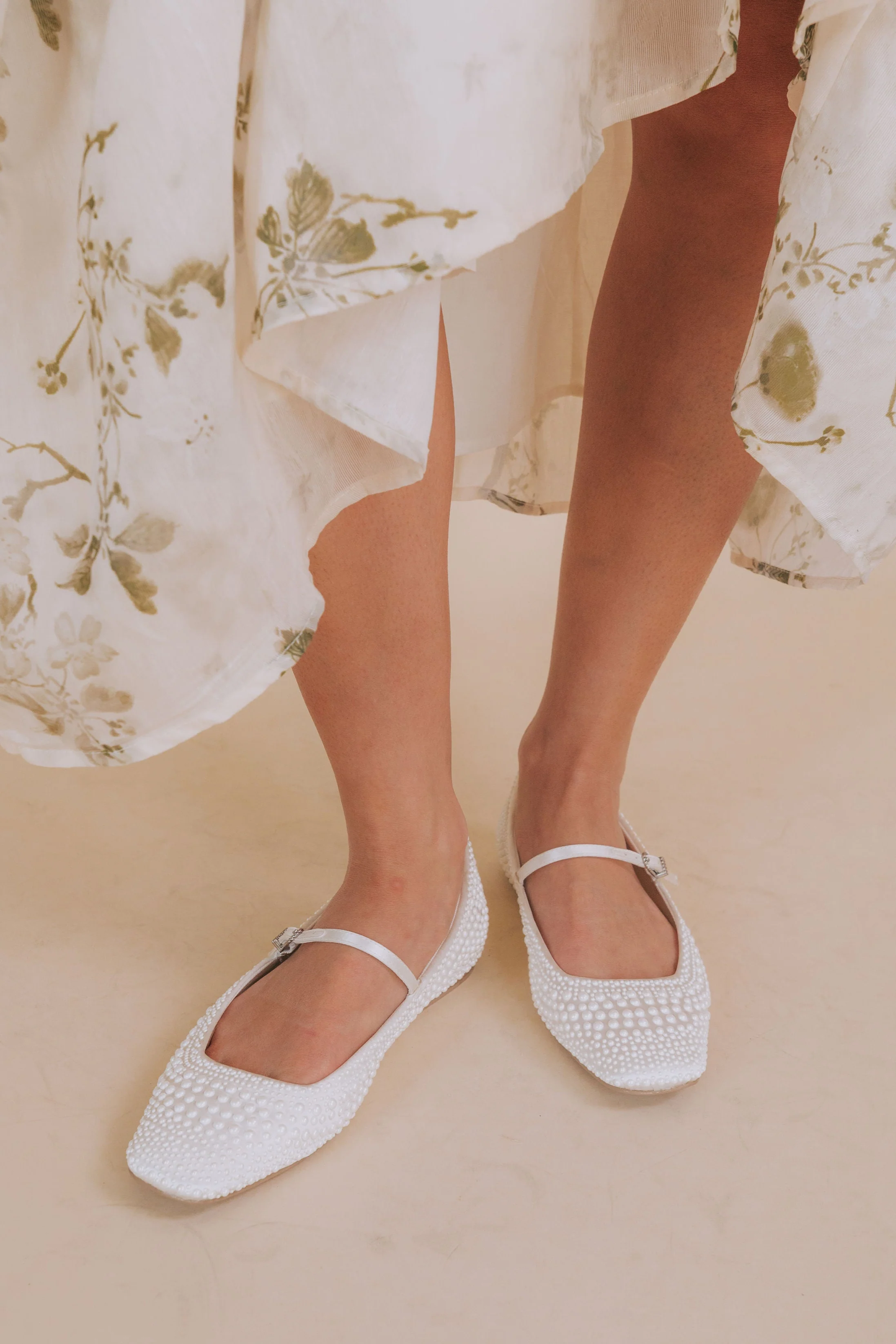 DOLCE VITA - Reyes Pearl Ballet Flats - Image 3