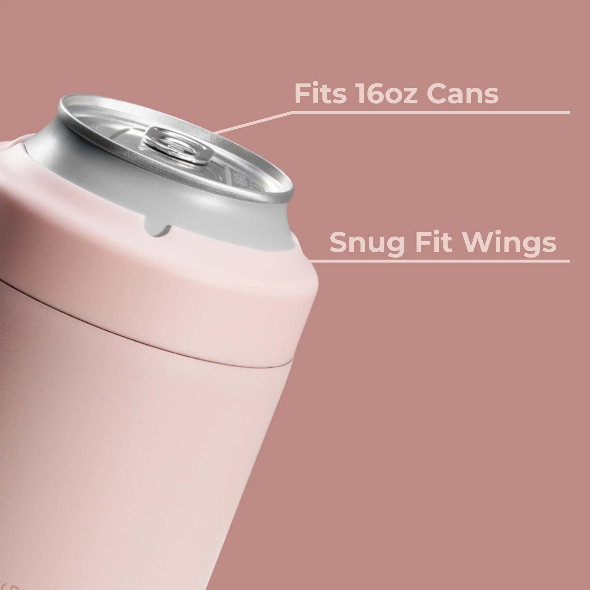 HYDROJUG - 16 oz Can Cooler - Dusty Rose - Image 6