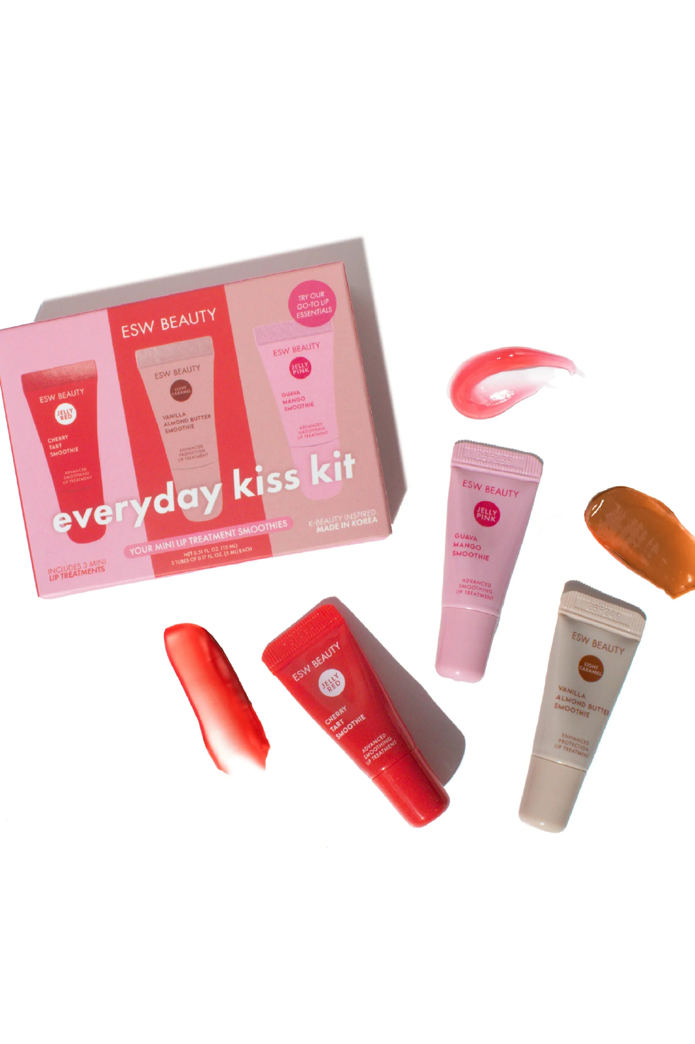 ESW BEAUTY - Everyday Kiss Kit - Mini Smoothie Lip Treatment Trio