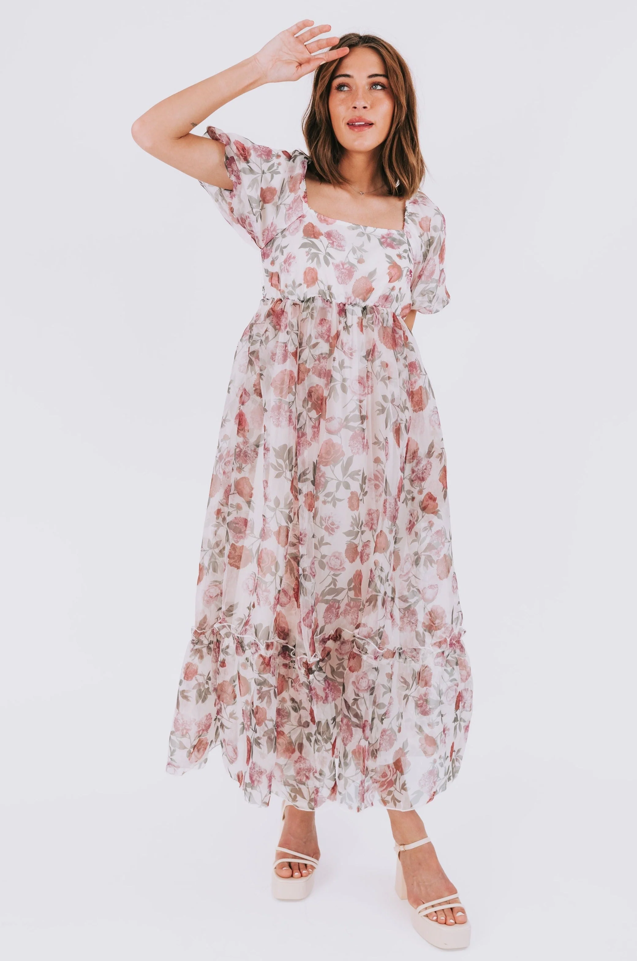ONE LOVED BABE - Ruby Blossom Dress - Image 4