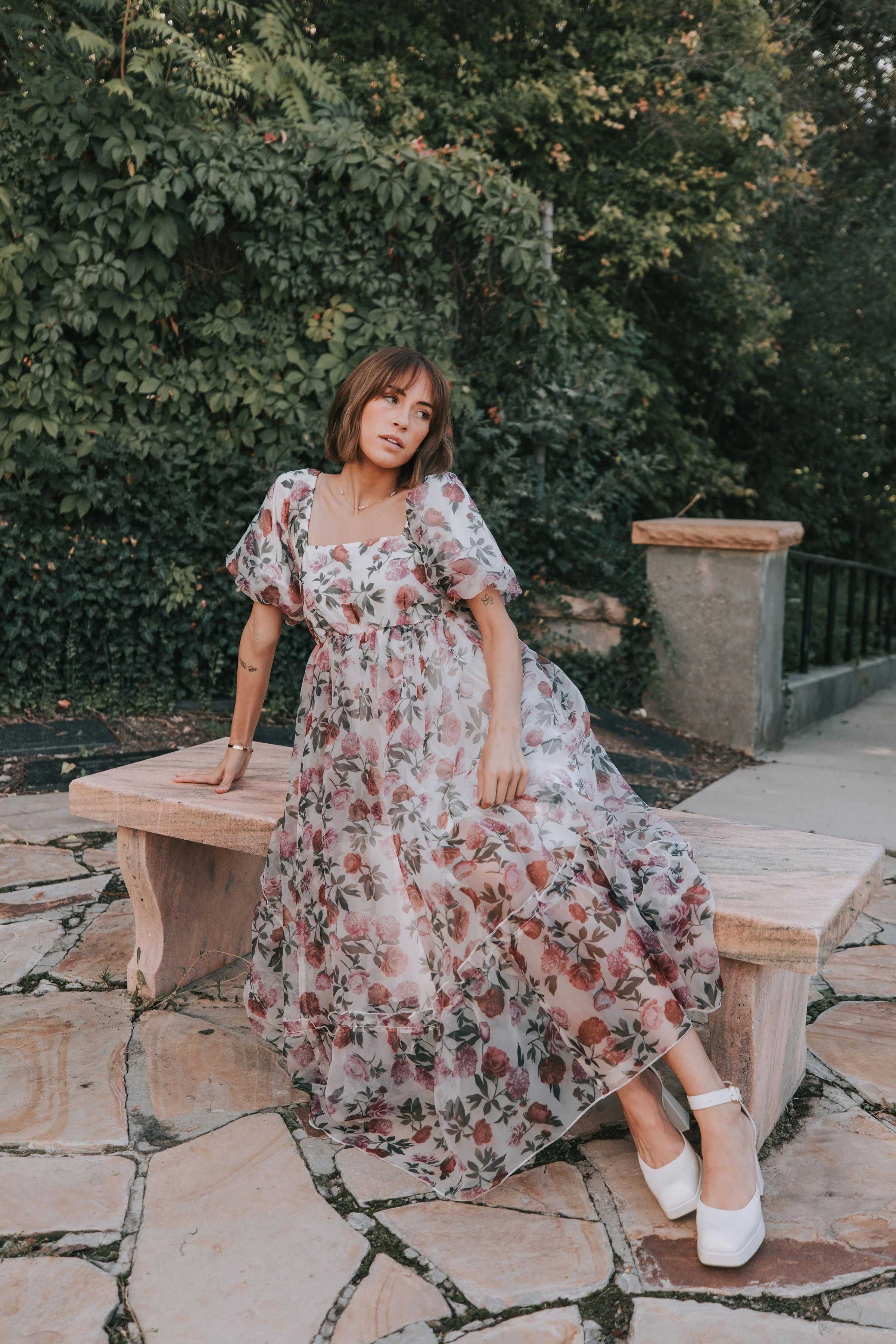ONE LOVED BABE - Ruby Blossom Dress - Image 7