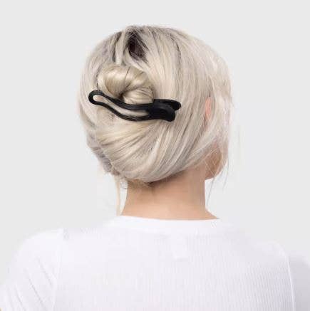 KITSCH - Flat Lay Claw Clip 2pc Curved - Black & Tort - Image 5