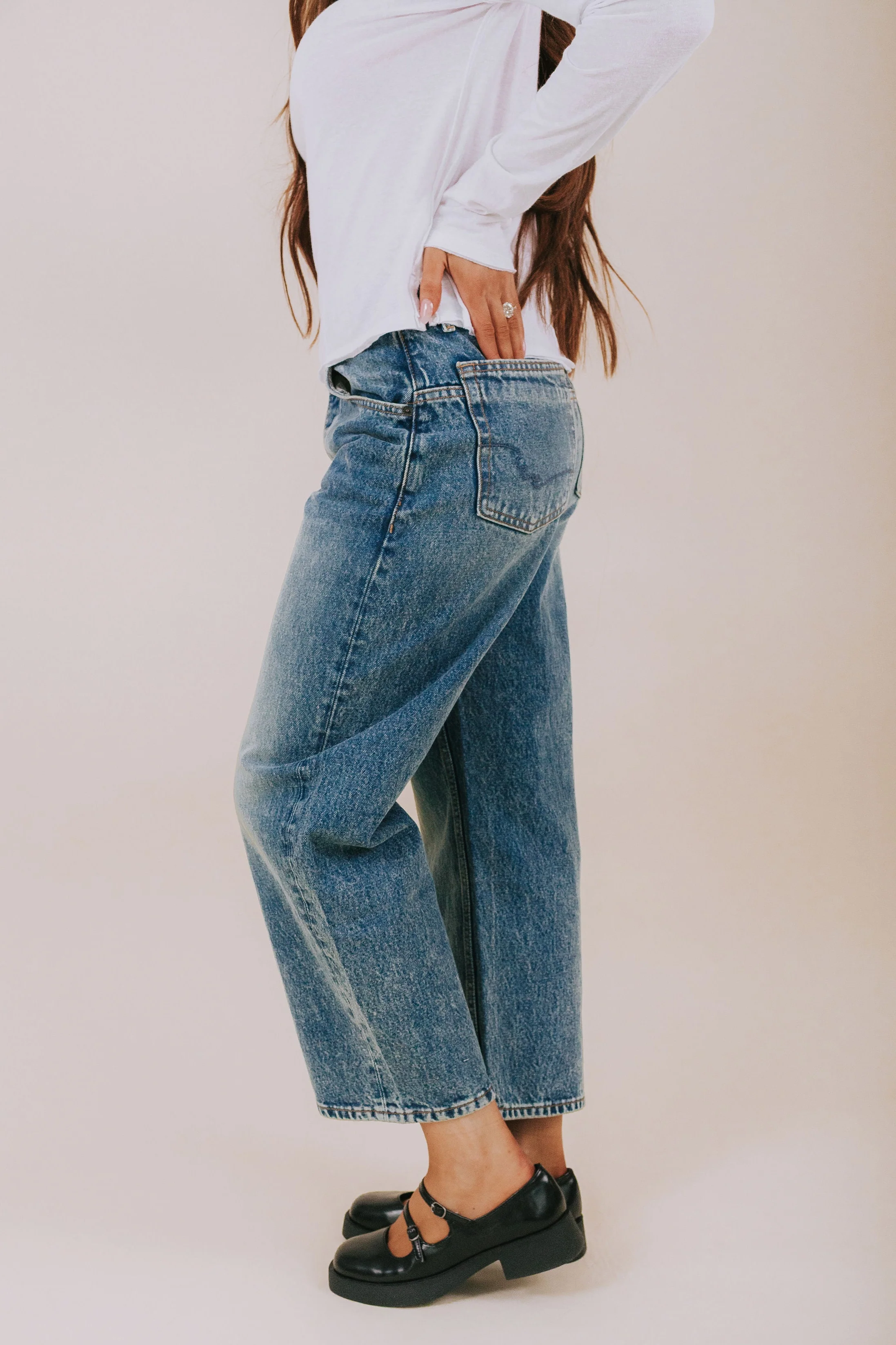 FREE PEOPLE - Deep Trance Dropped Boyfriend Jeans - 3 Colors! - Image 12