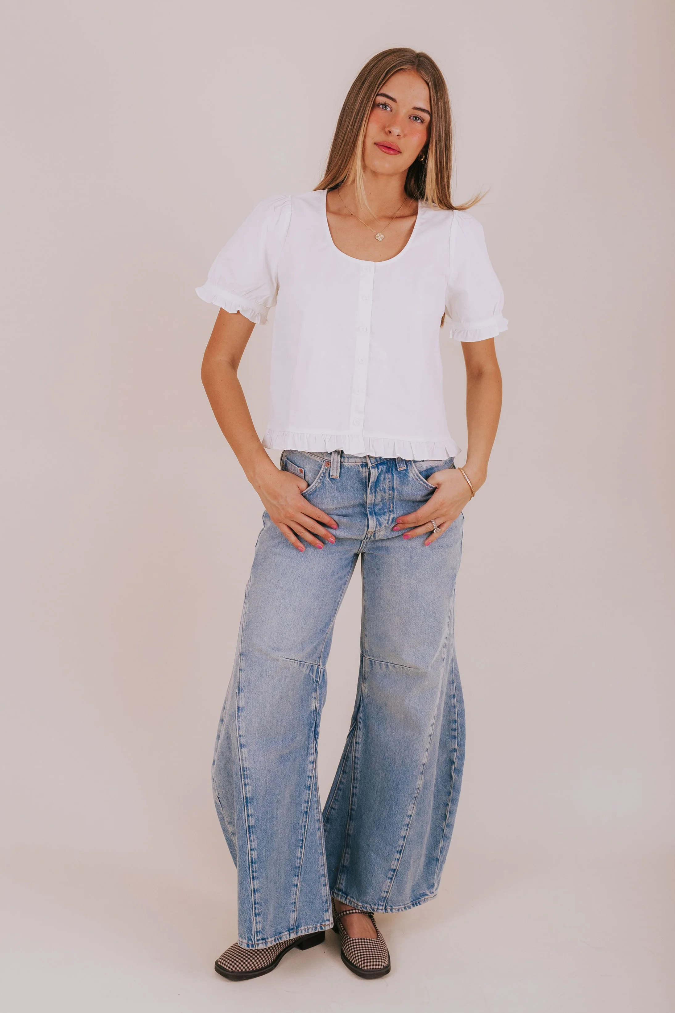 FREE PEOPLE - Eden High Slouchy Jeans - Image 4