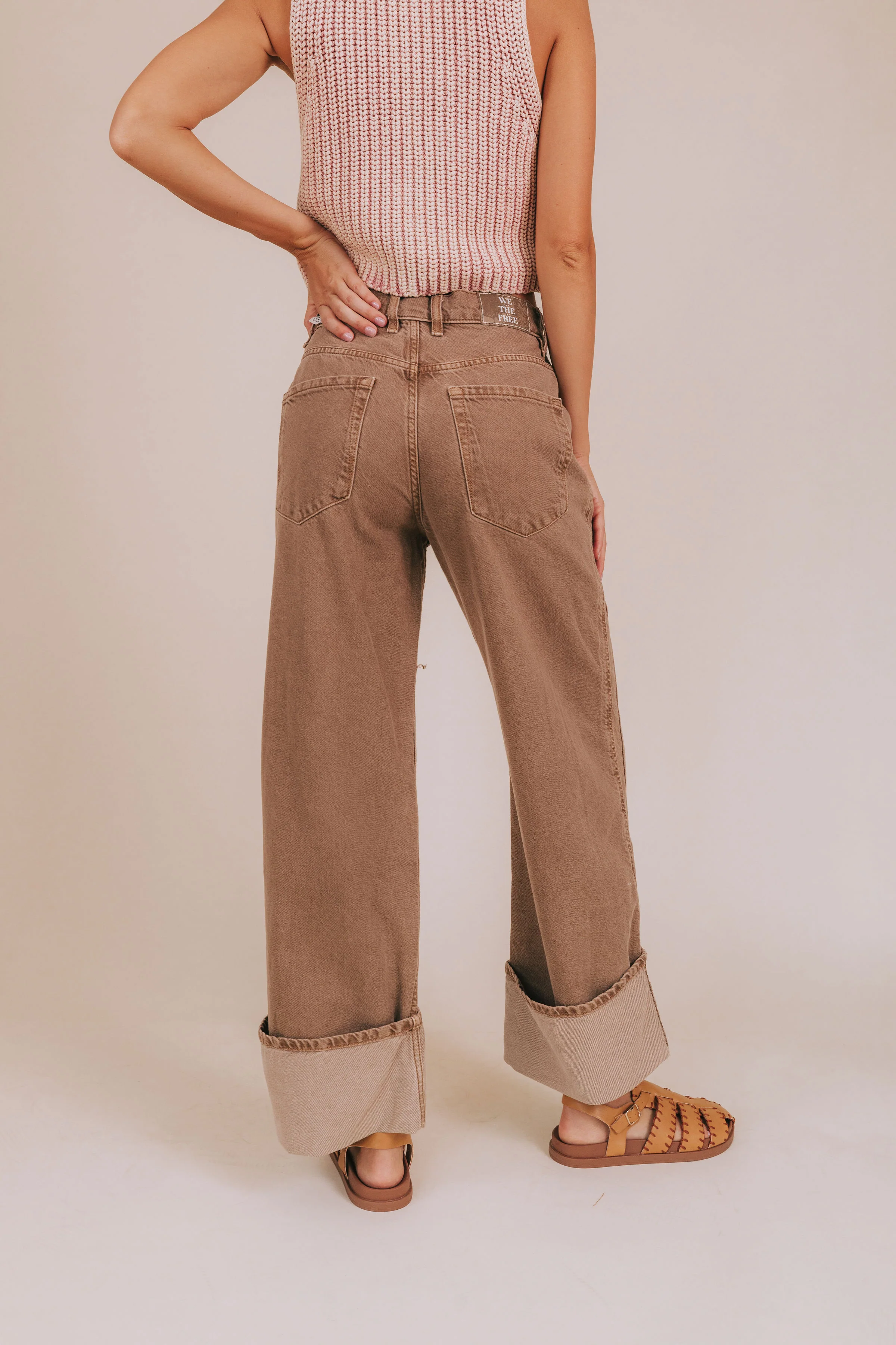 FREE PEOPLE - Final Countdown Mid Rise Pants - 2 Colors! - Image 4