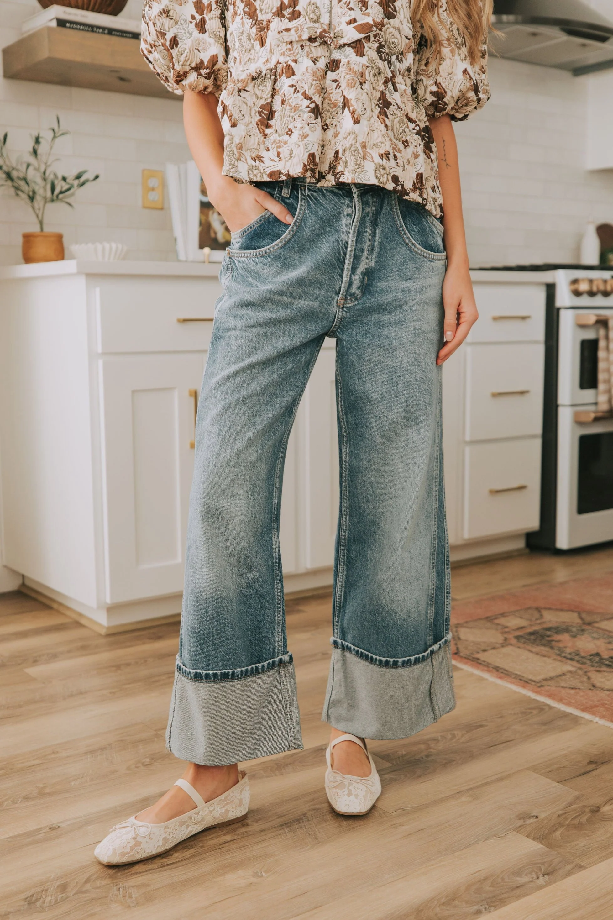 FREE PEOPLE - Final Countdown Mid Rise Pants - 2 Colors! - Image 7