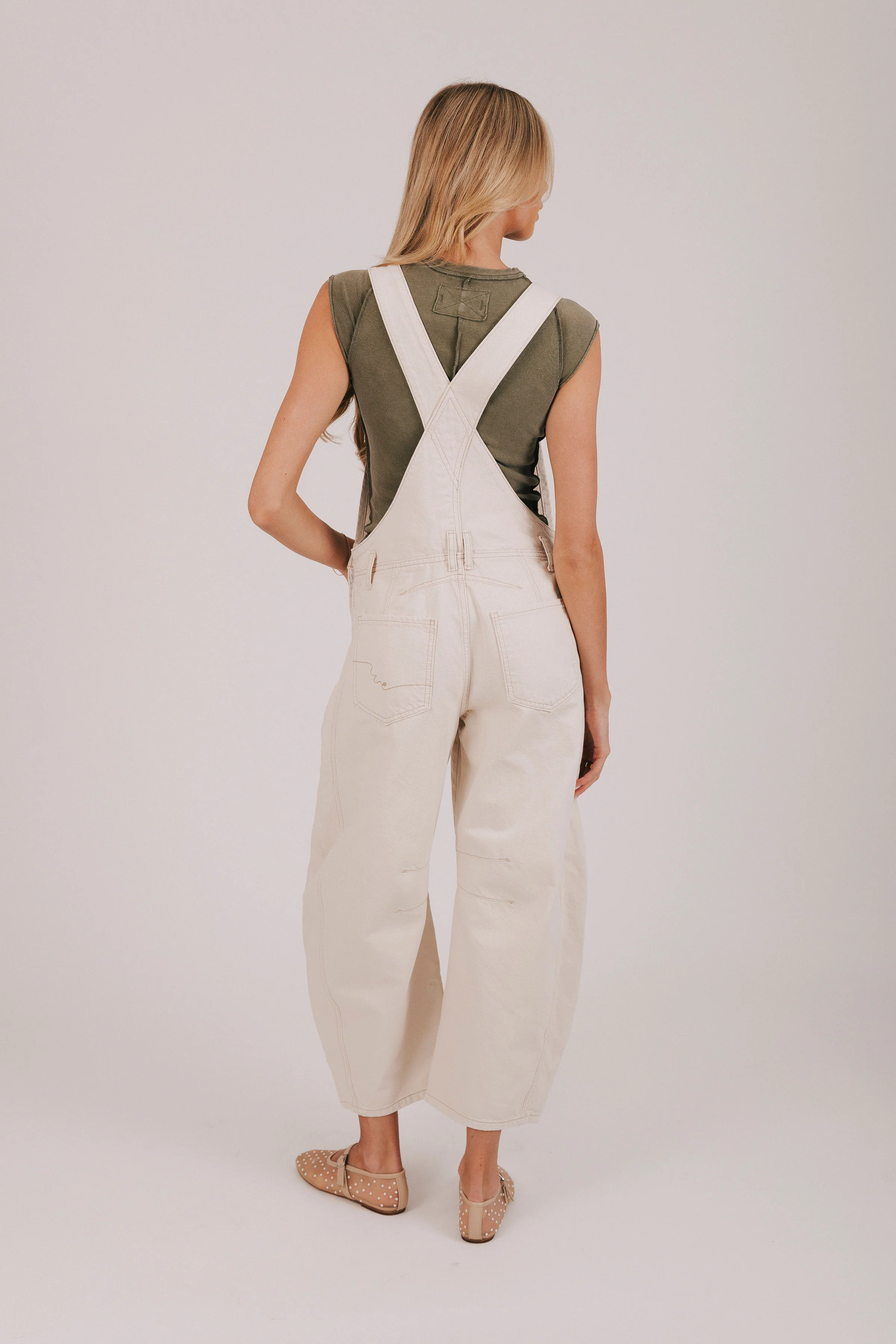 FREE PEOPLE - Good Luck Barrel Overalls - 3 Colors! - Image 11