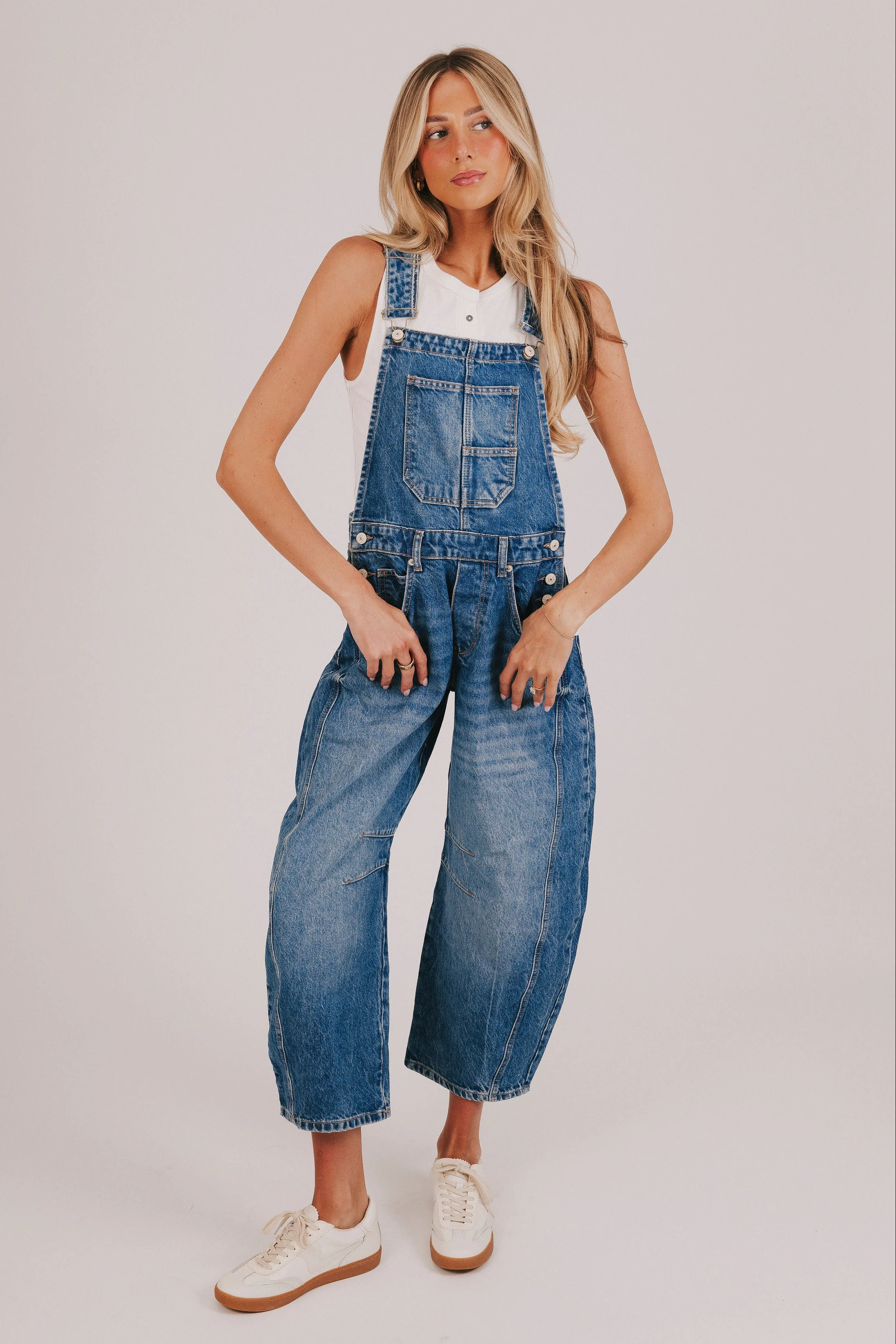 FREE PEOPLE - Good Luck Barrel Overalls - 3 Colors! - Image 3