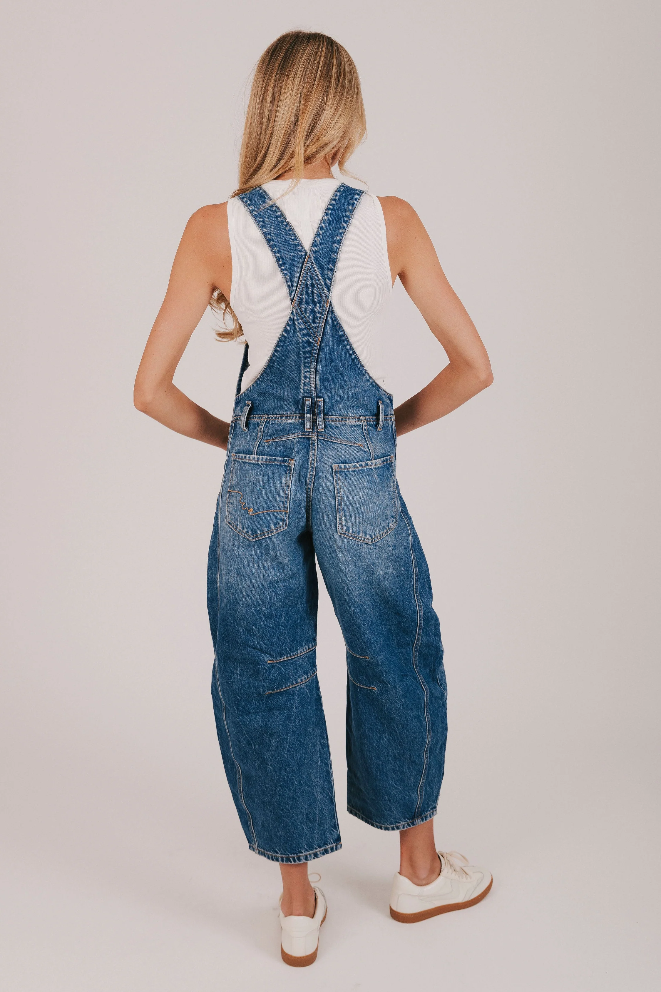 FREE PEOPLE - Good Luck Barrel Overalls - 3 Colors! - Image 6