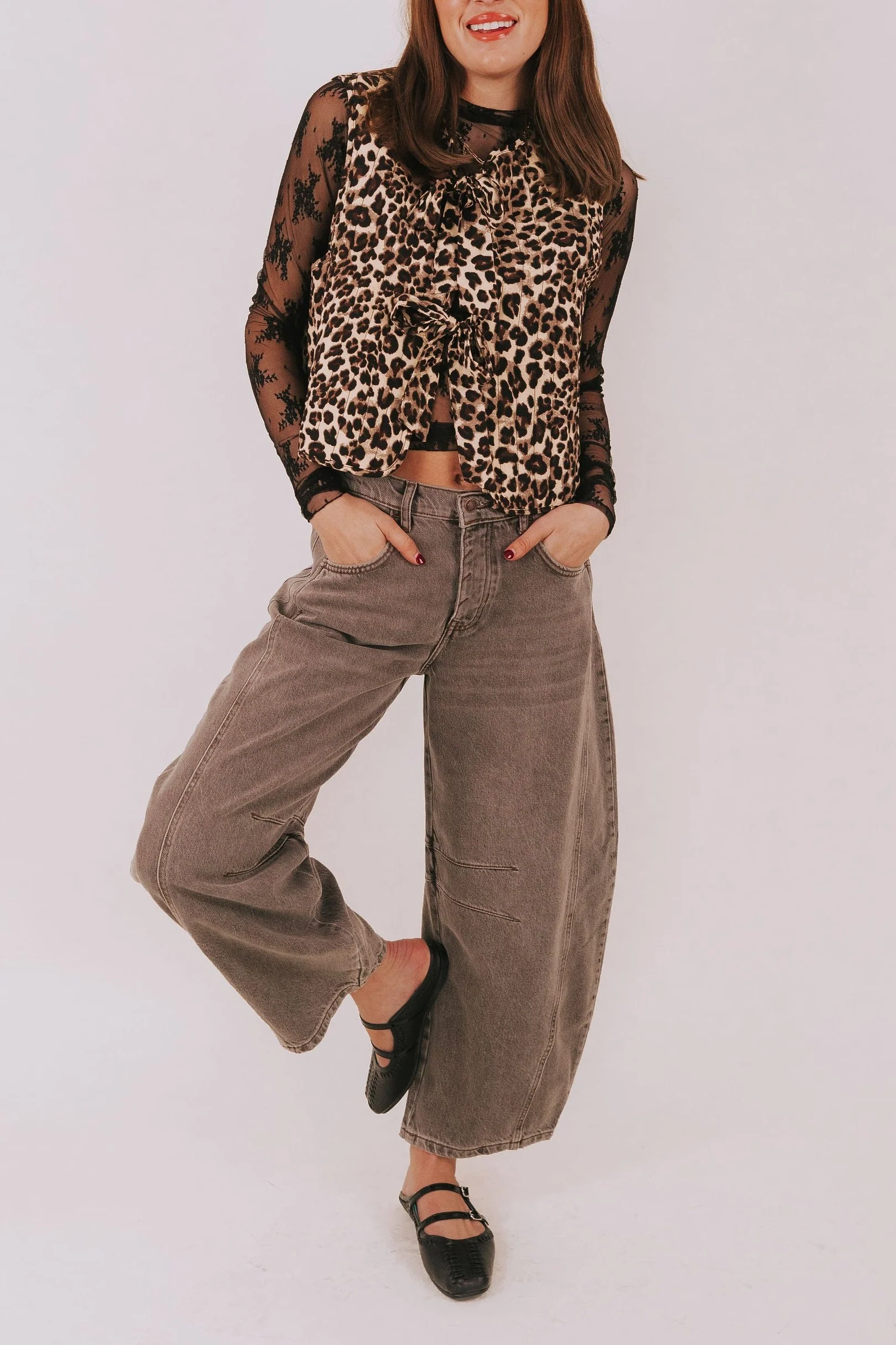 FREE PEOPLE - Good Luck Mid-Rise Barrel Jeans - 7 Colors! - Image 20