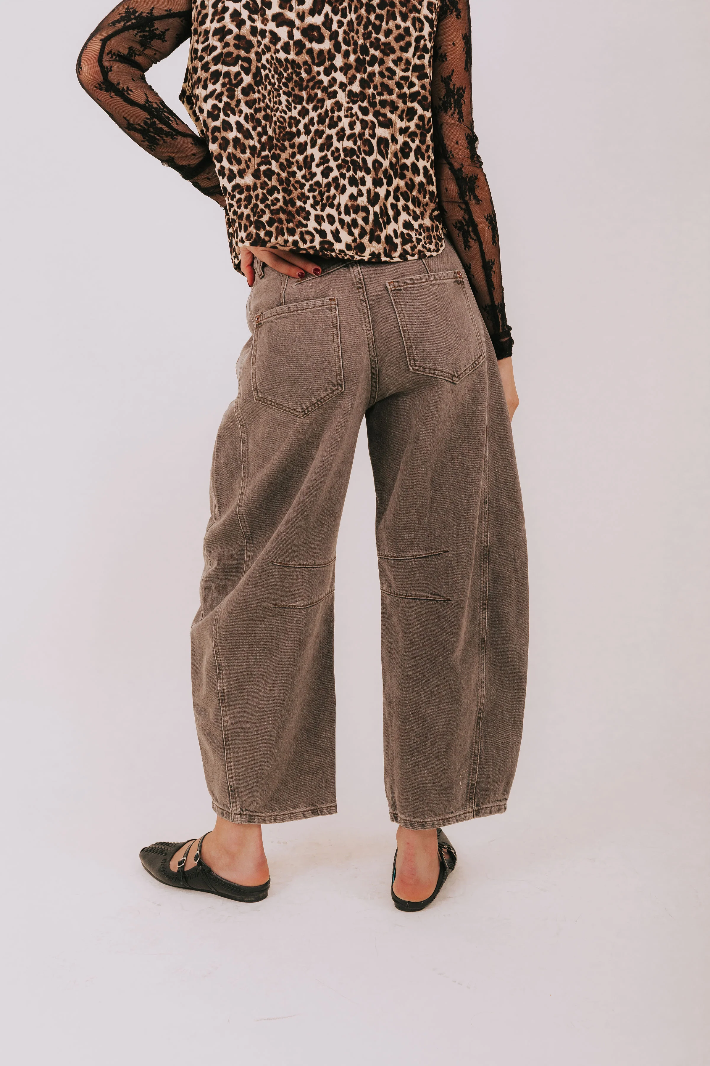 FREE PEOPLE - Good Luck Mid-Rise Barrel Jeans - 7 Colors! - Image 23