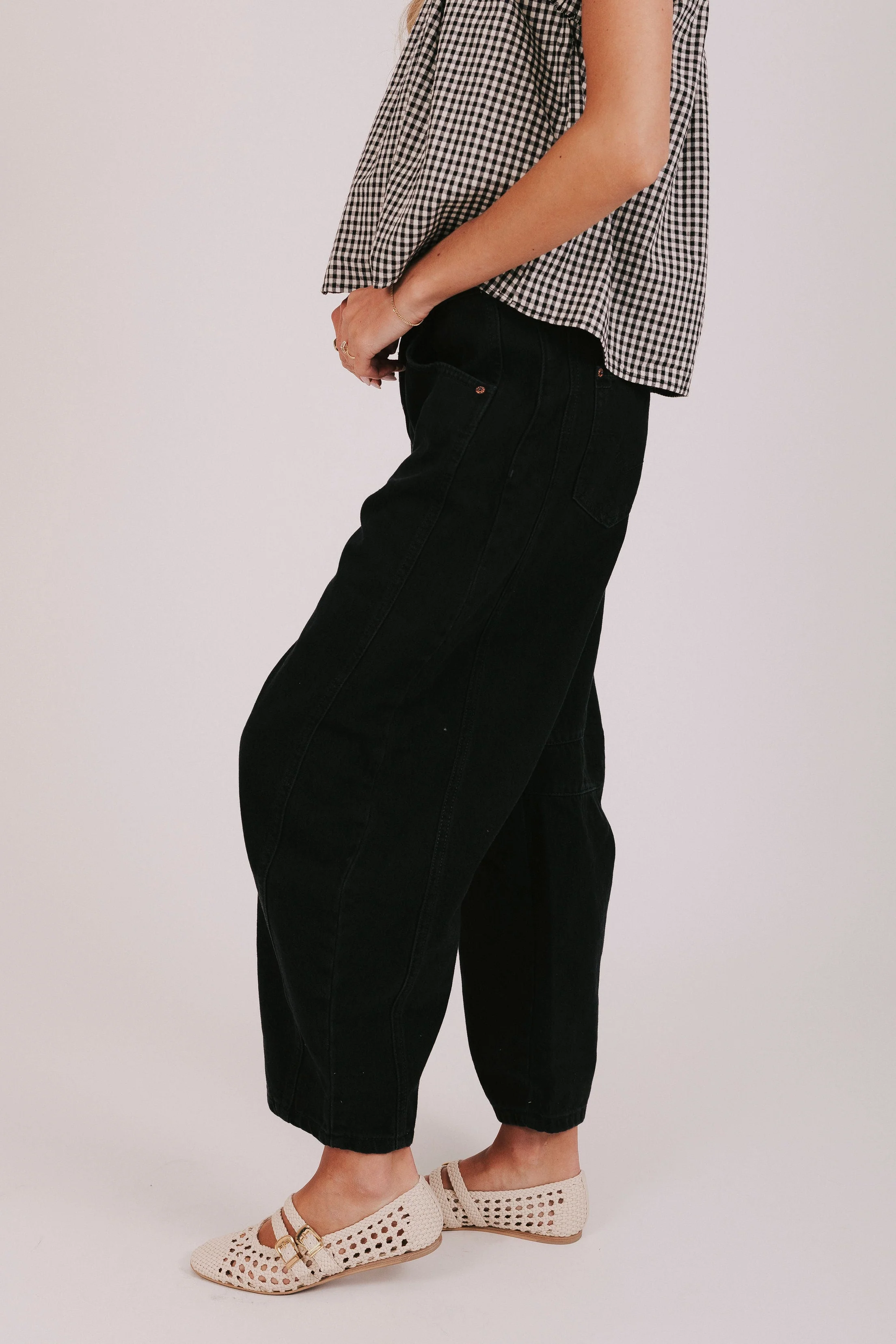 FREE PEOPLE - Good Luck Mid-Rise Barrel Jeans - 7 Colors! - Image 4