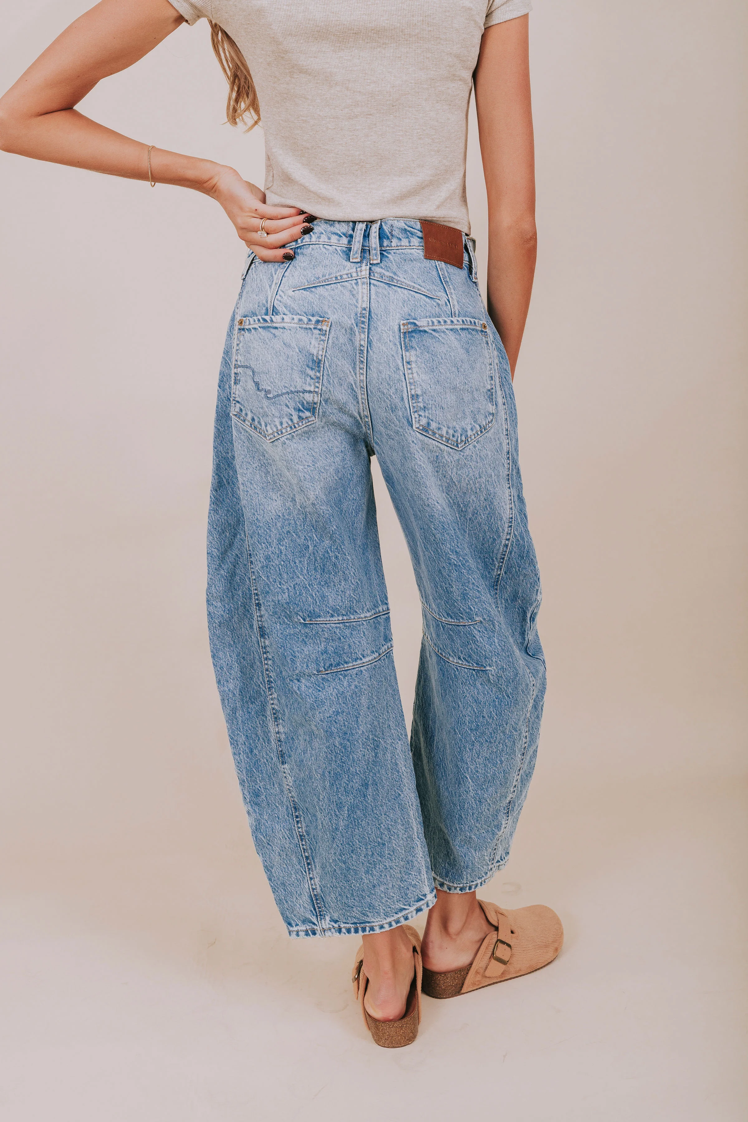 FREE PEOPLE - Good Luck Mid-Rise Barrel Jeans - 7 Colors! - Image 9