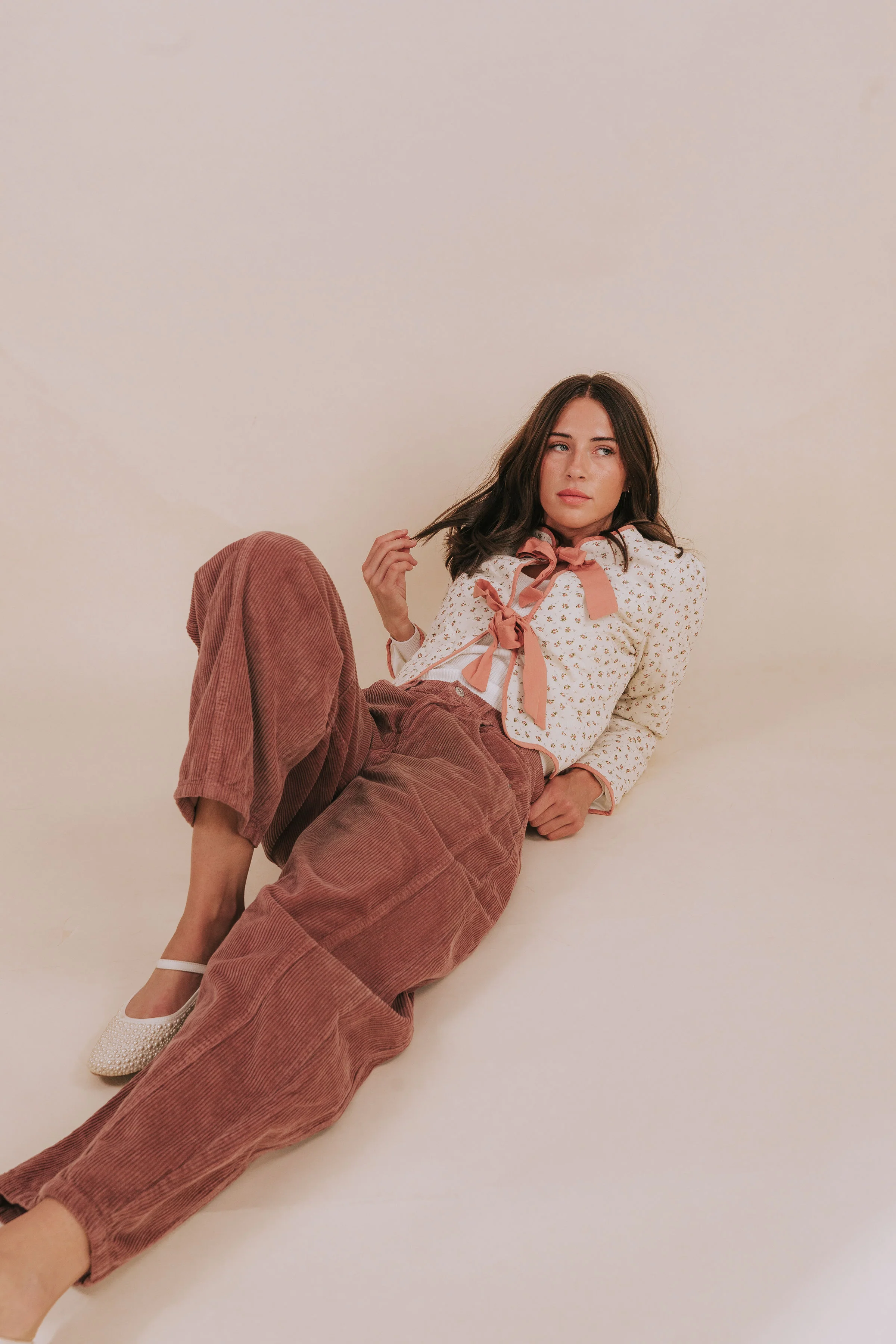 FREE PEOPLE - Good Luck Mid-Rise Cord Barrel Jeans - Image 5