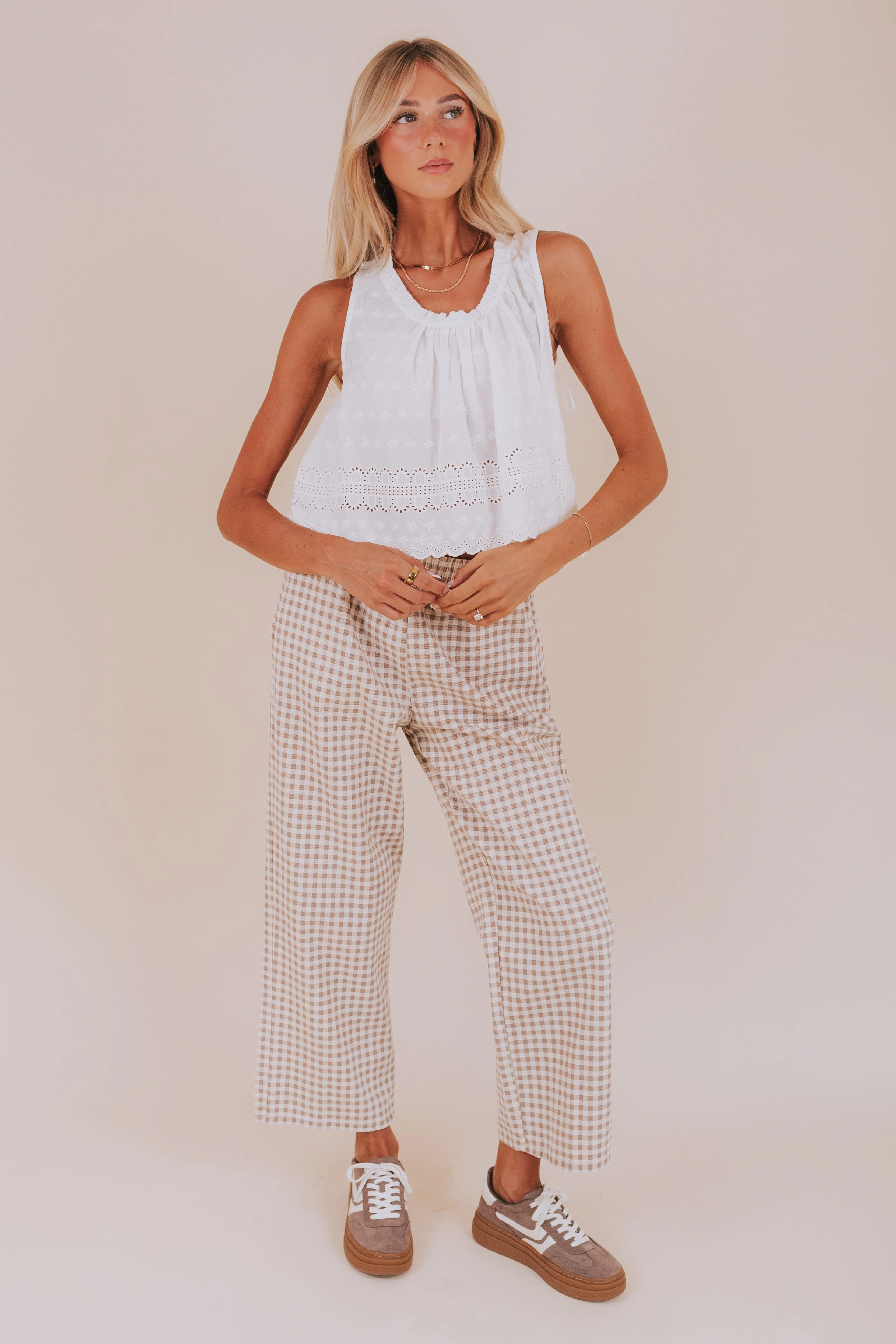 FREE PEOPLE - Marina Eyelet Tank - Image 5