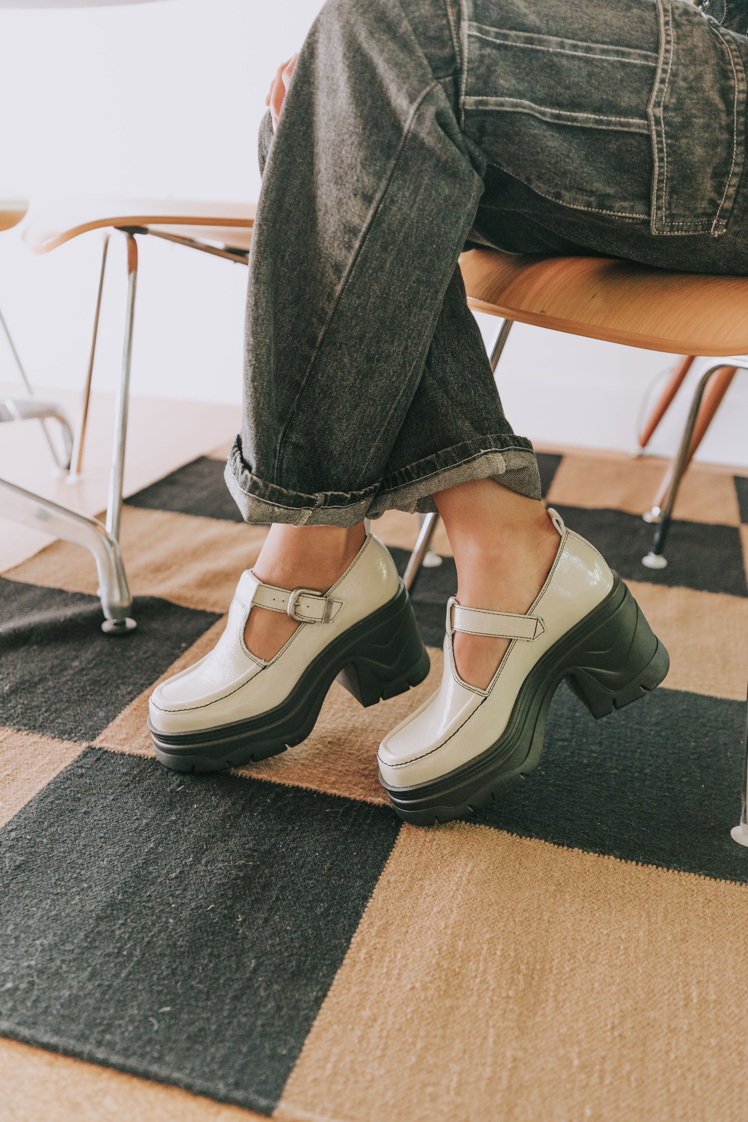FREE PEOPLE - Mayla Platform Mary Janes - Image 2