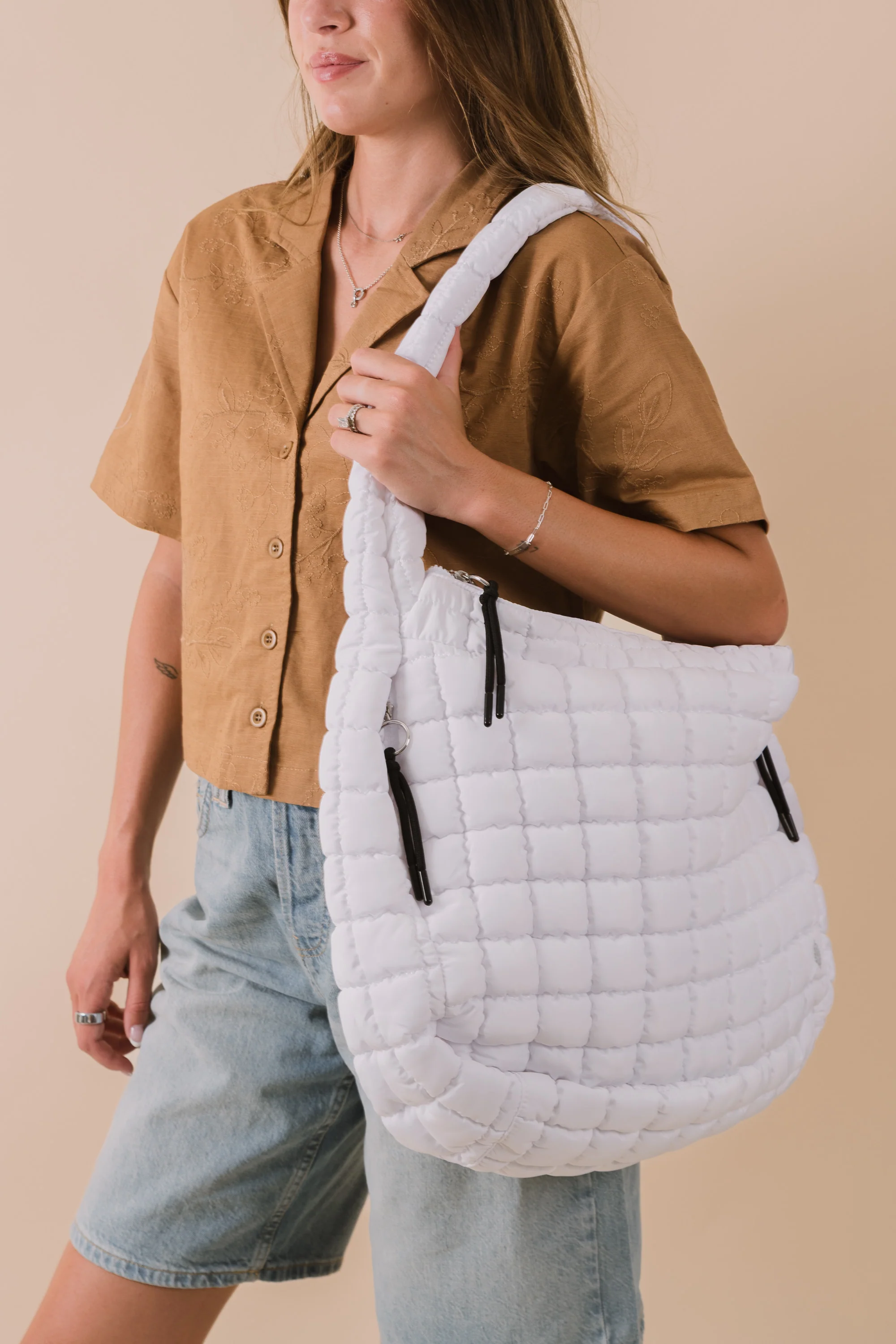 FREE PEOPLE - Quilted Carryall - 17 Colors! - Image 21