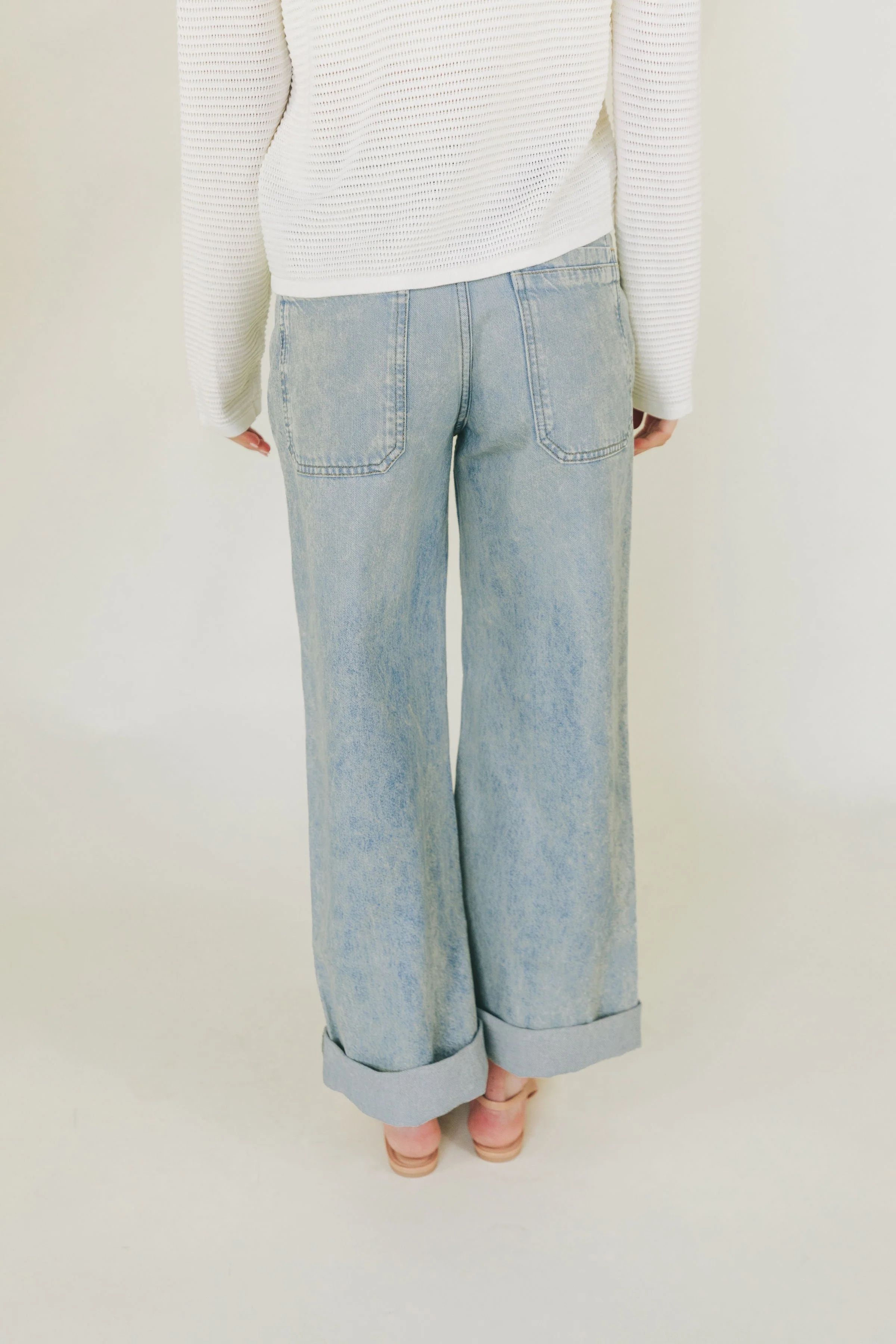 FREE PEOPLE - Palmer Cuffed Jeans - 2 Colors - Image 9