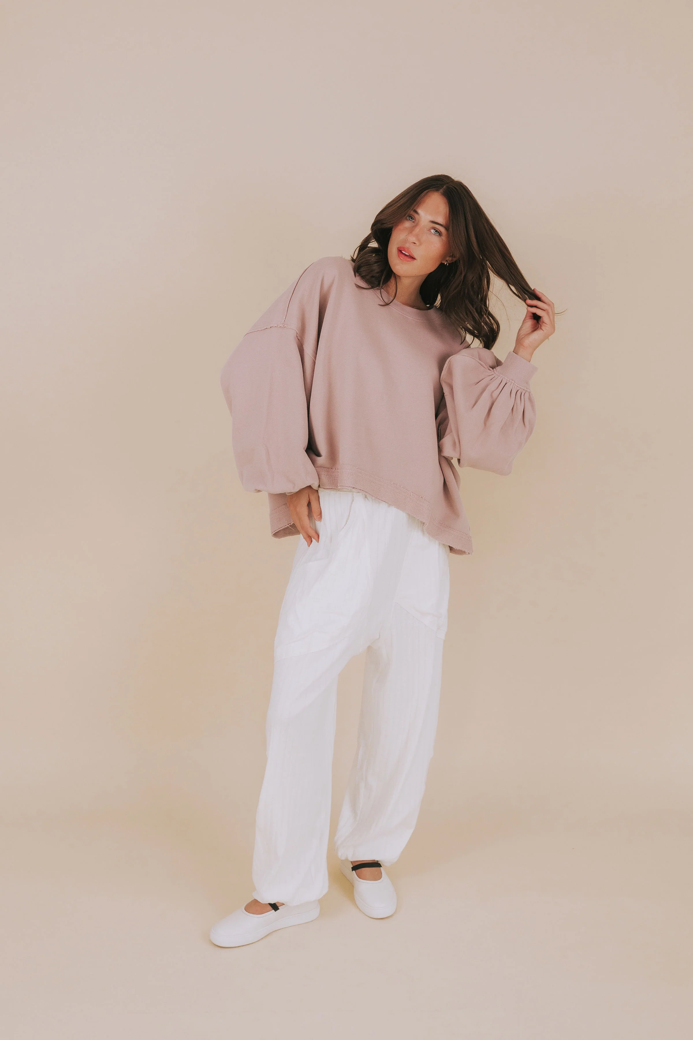 FREE PEOPLE - Trish Sweatshirt - Image 3