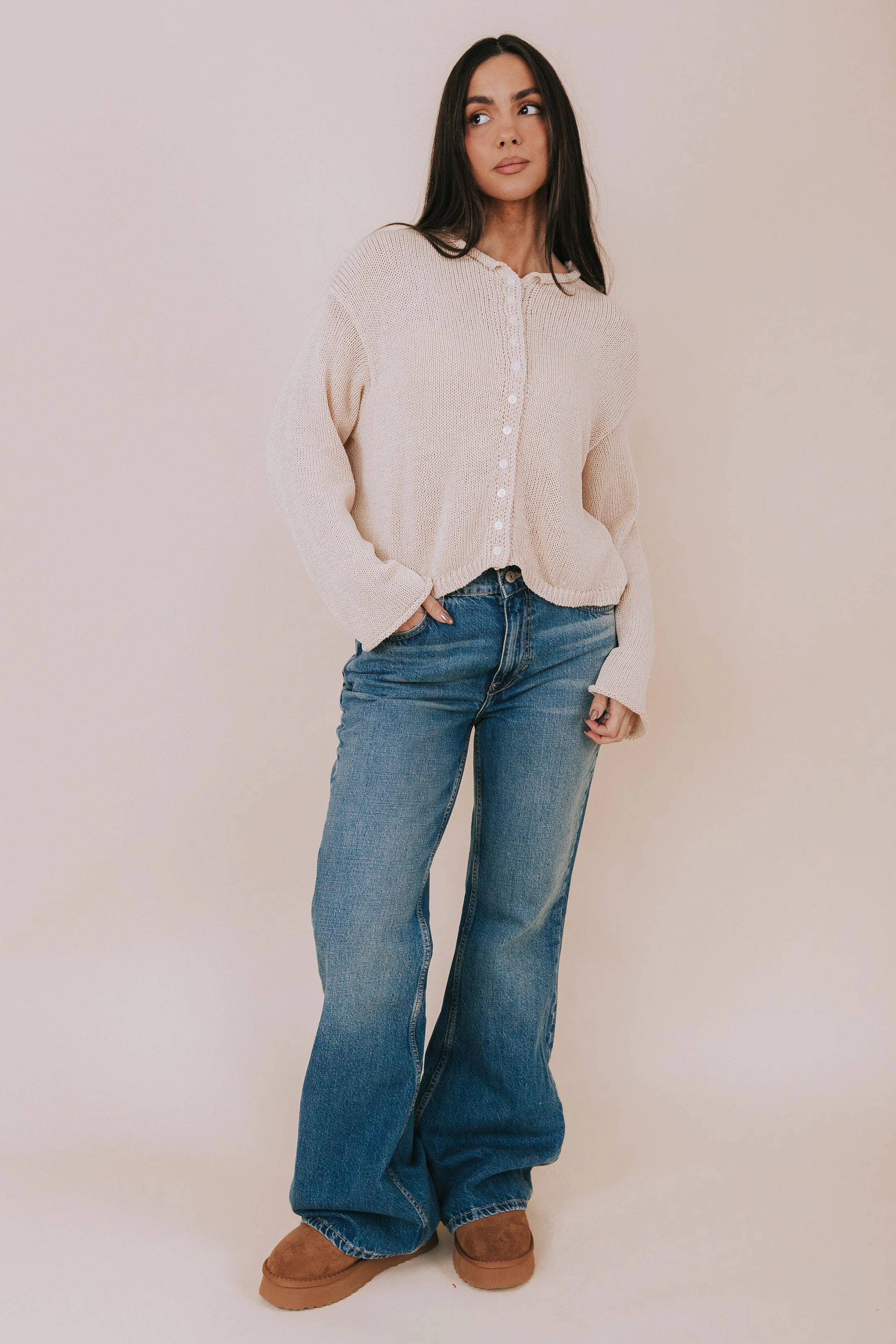 FREE PEOPLE - West Coast Relaxed Flare Jeans - Image 4