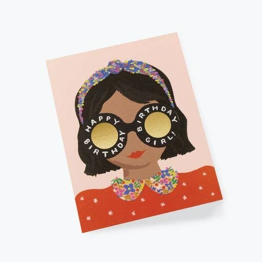 RIFLE PAPER CO - Headband Birthday Girl Card - Image 2