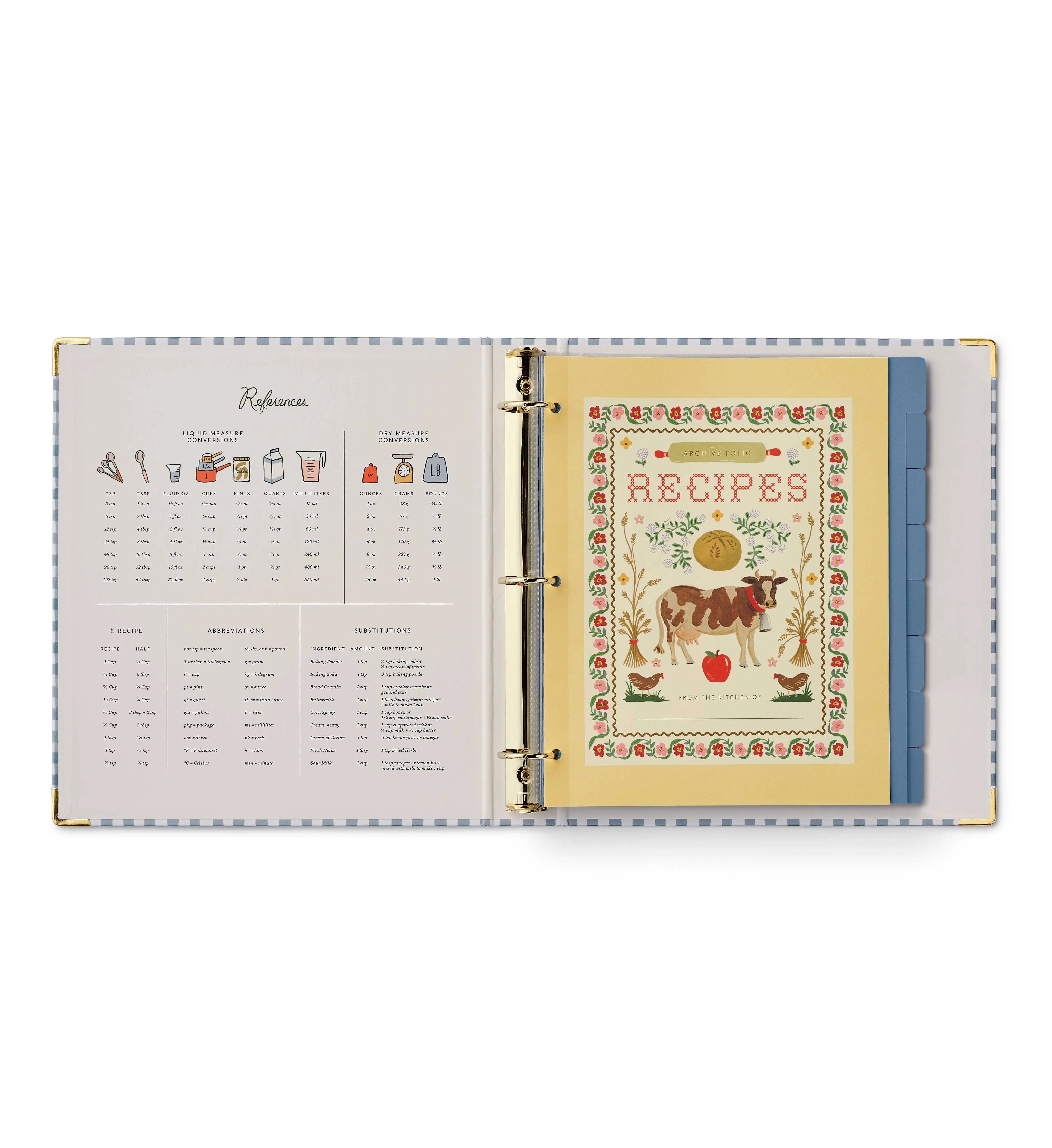 RIFLE PAPER CO - Home Sweet Home Recipe Binder - Image 2