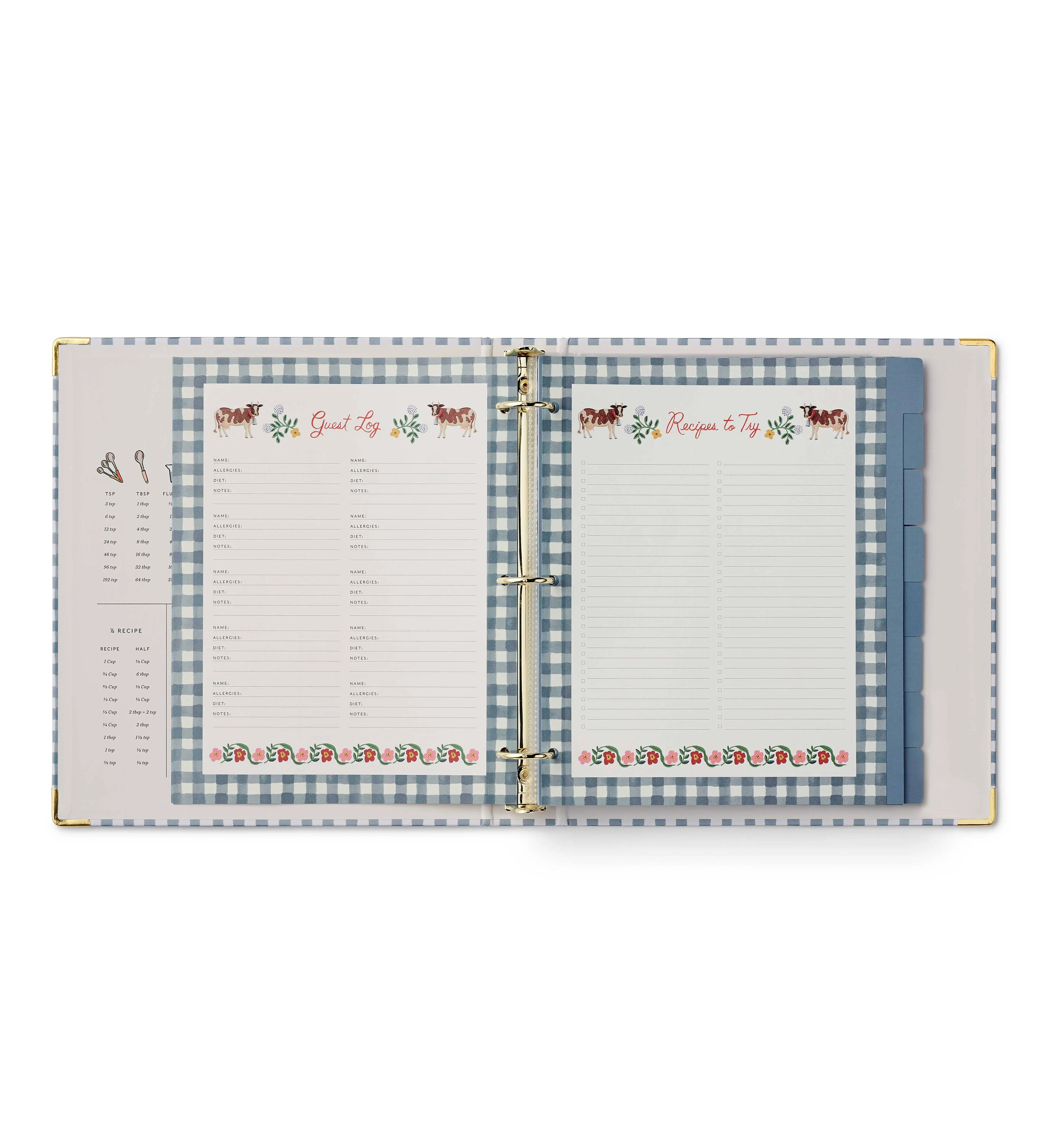 RIFLE PAPER CO - Home Sweet Home Recipe Binder - Image 4