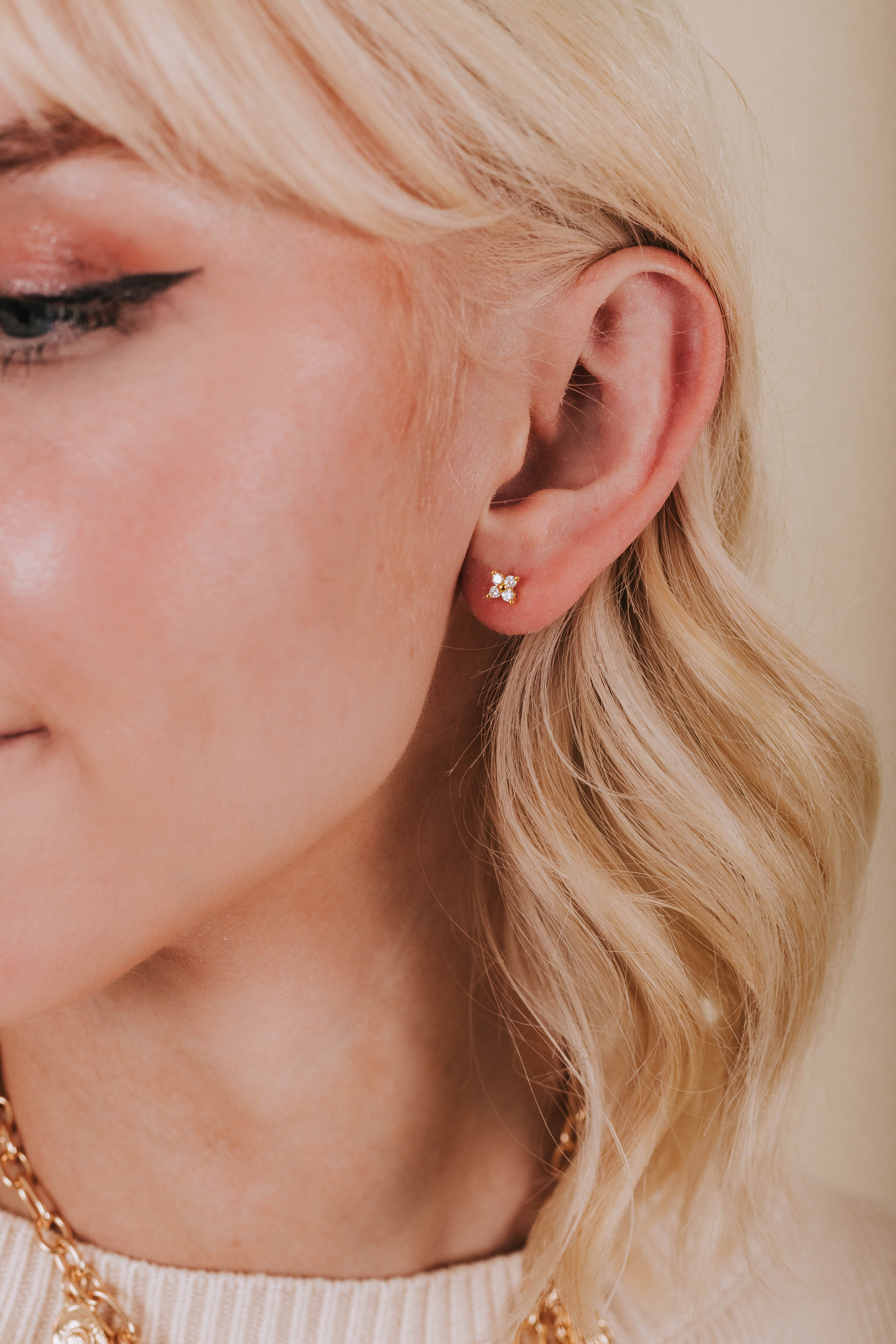 Illustrious Earrings - 14K Gold Plated - 2 Colors! - Image 2