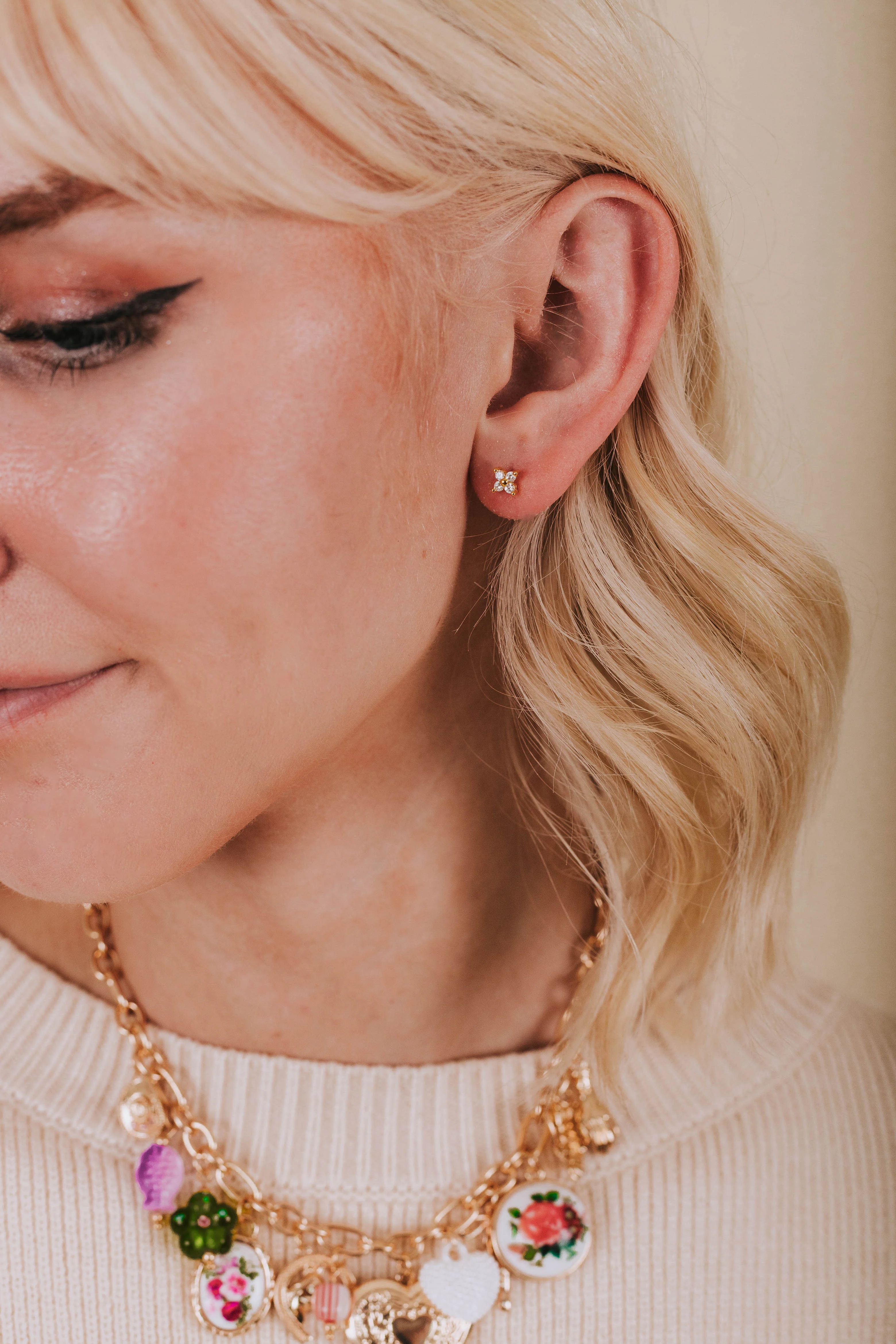 Illustrious Earrings - 14K Gold Plated - 2 Colors! - Image 3