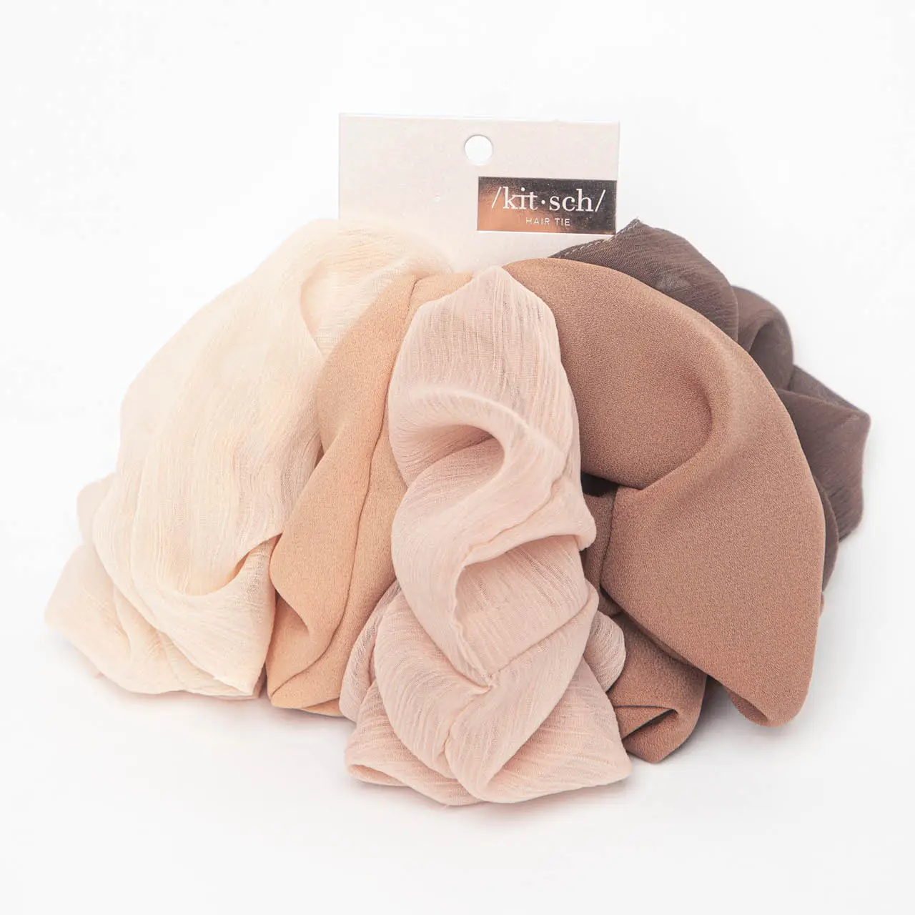 KITSCH - Crepe Scrunchies 5pc - Image 3