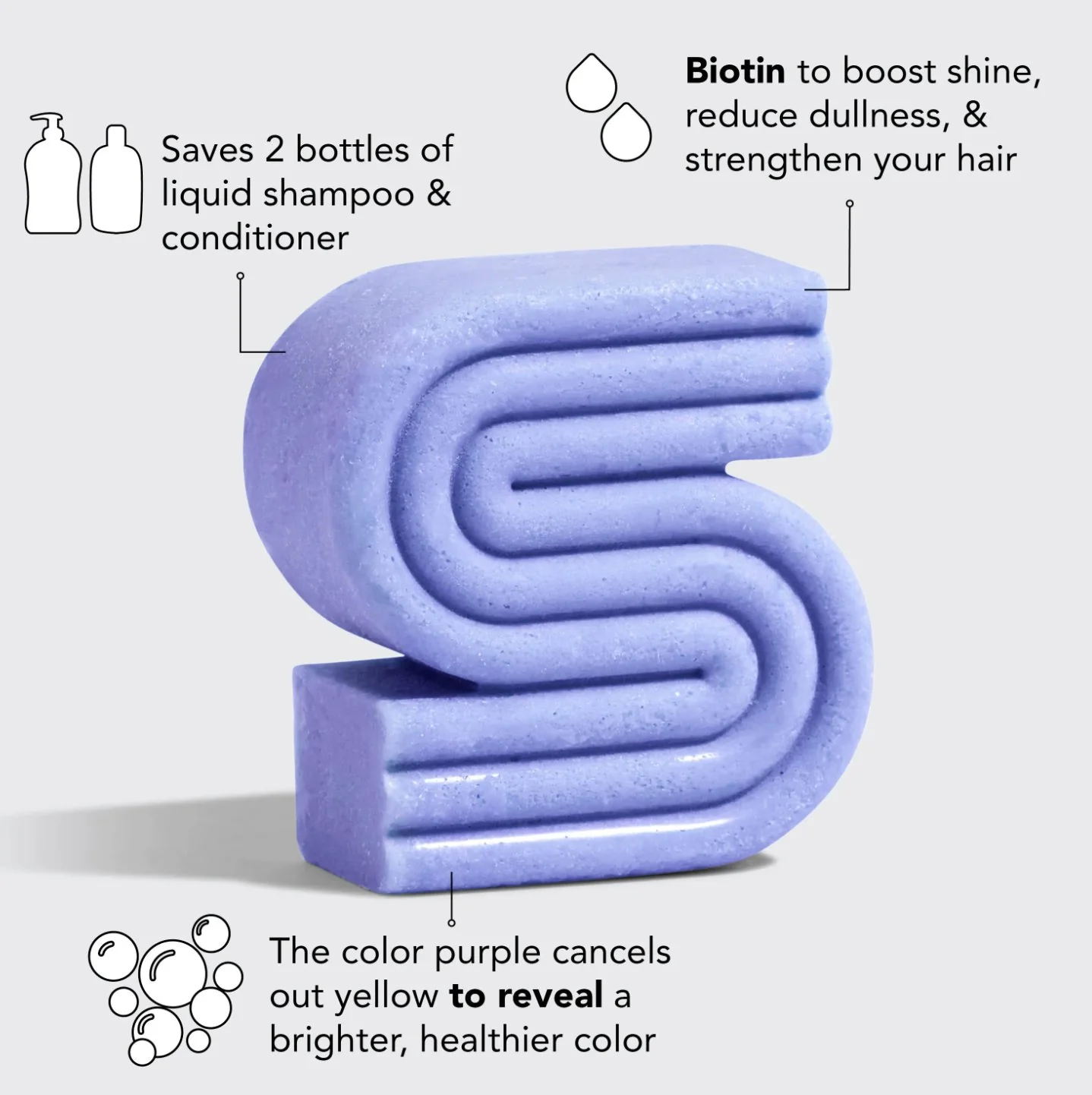 KITSCH - Purple Toning Shampoo Bar - Image 2