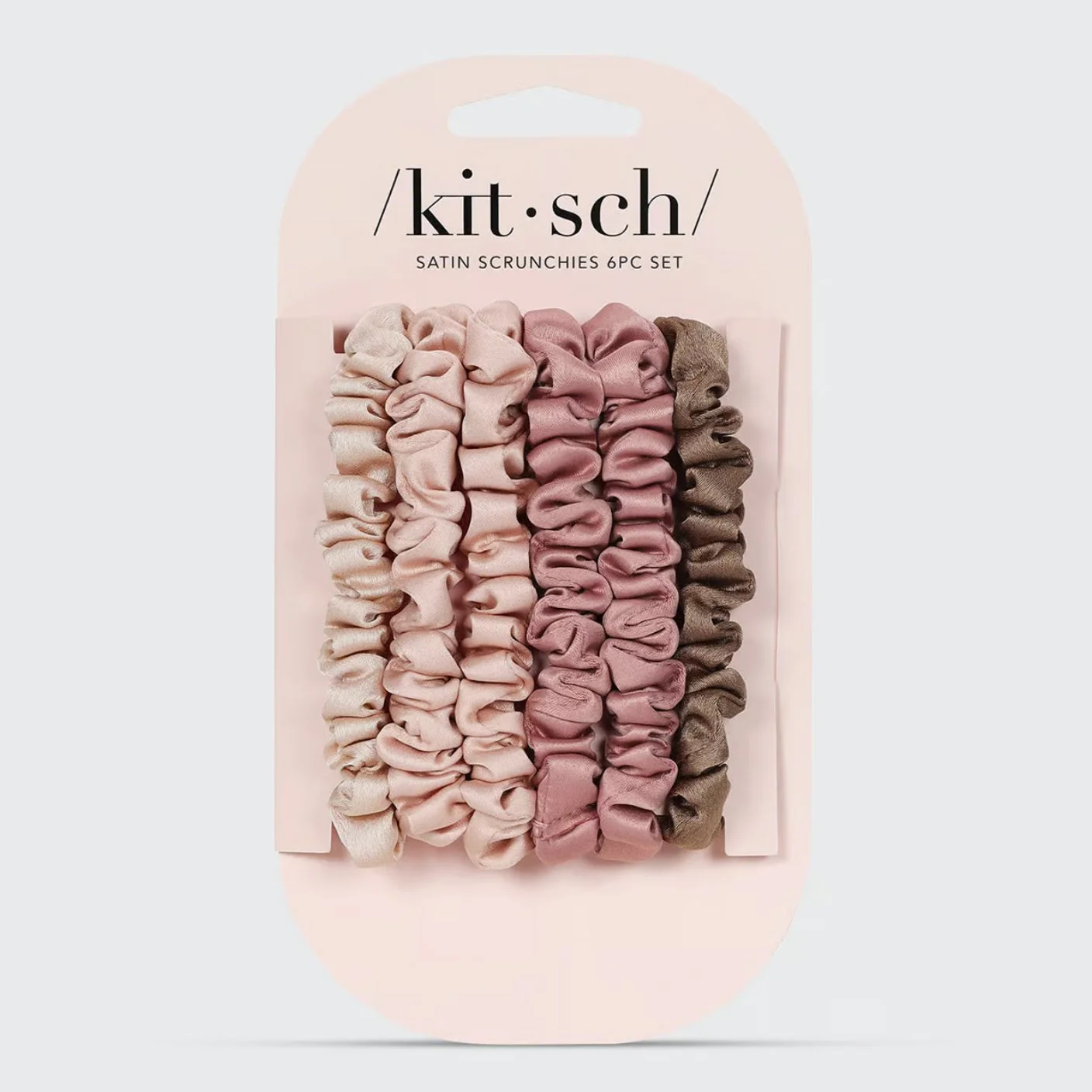 KITSCH - Ultra Petite Satin Scrunchies 6pc - Image 4