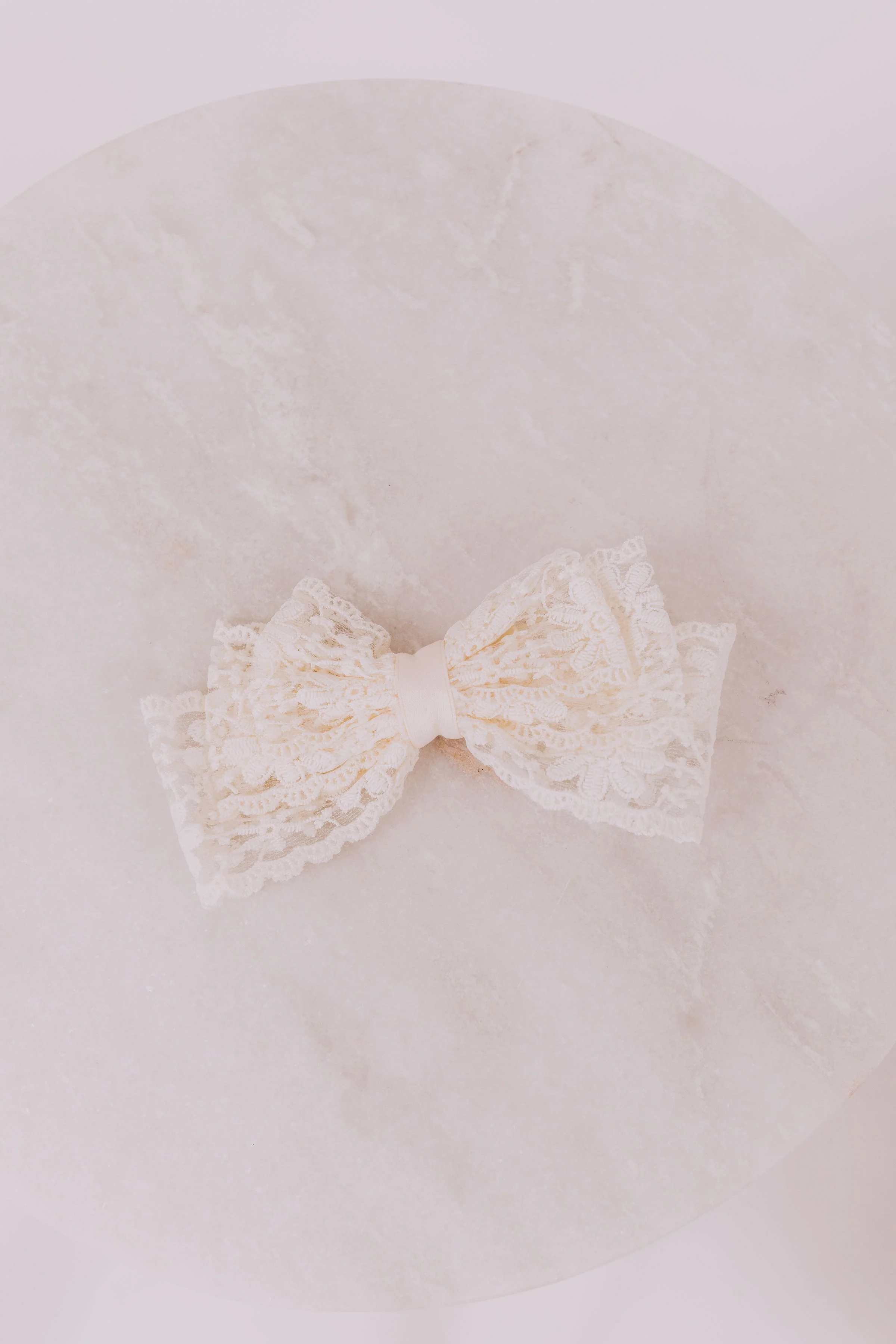 Lace Petals Bow - 2 Colors!