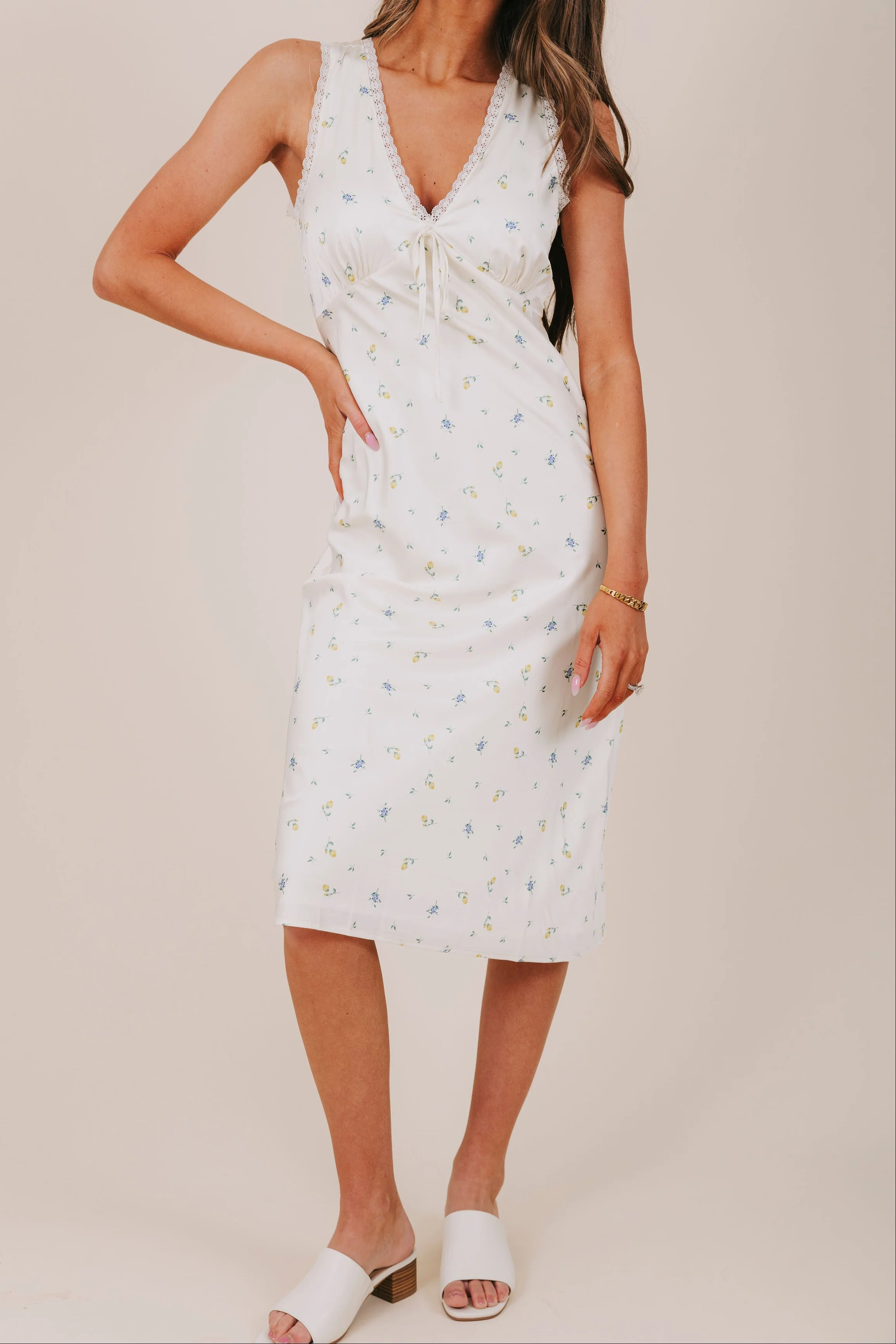 Golden Picnic Dress