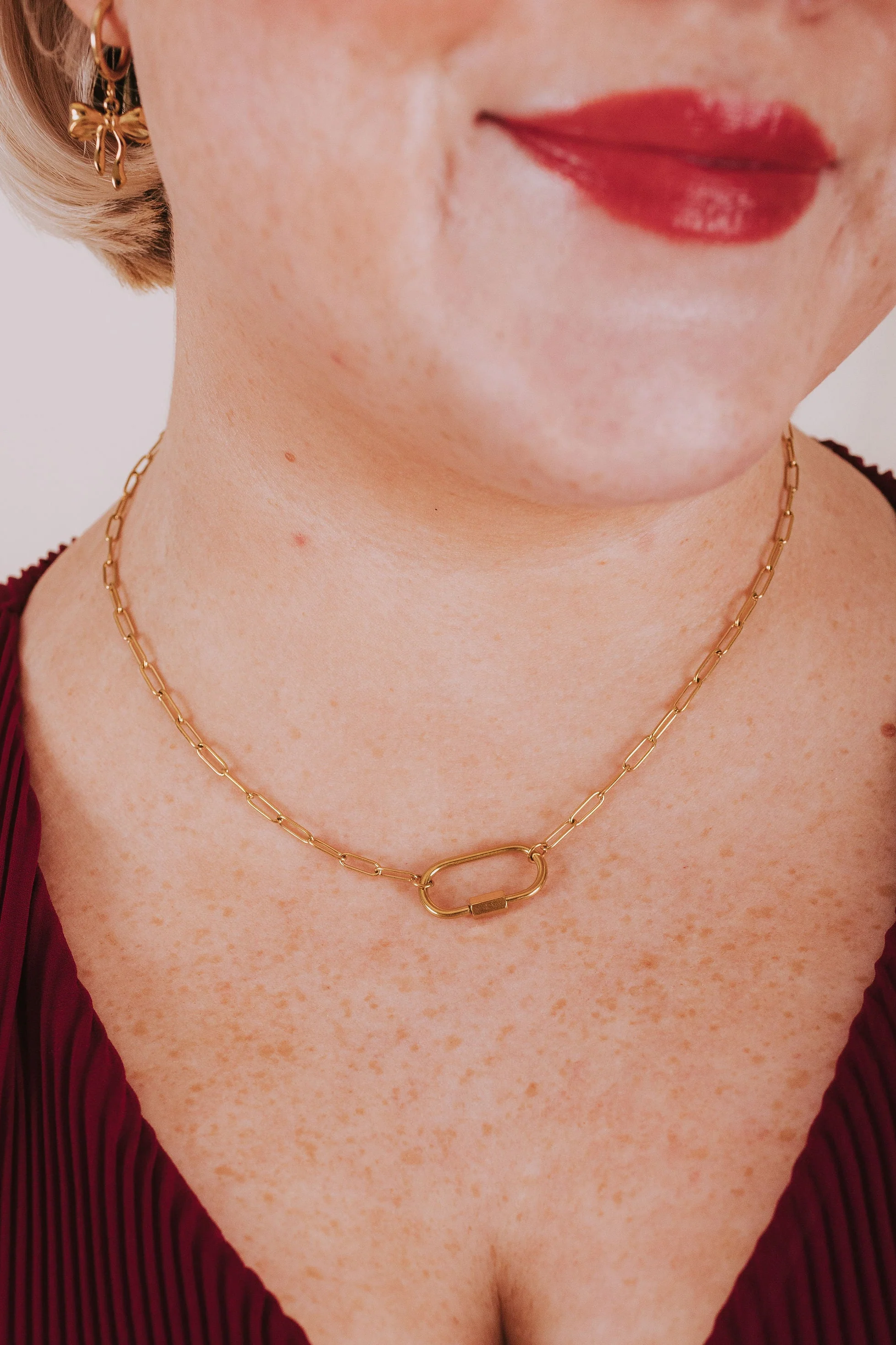 Linked To You Necklace - 14K Gold Plated - Image 2