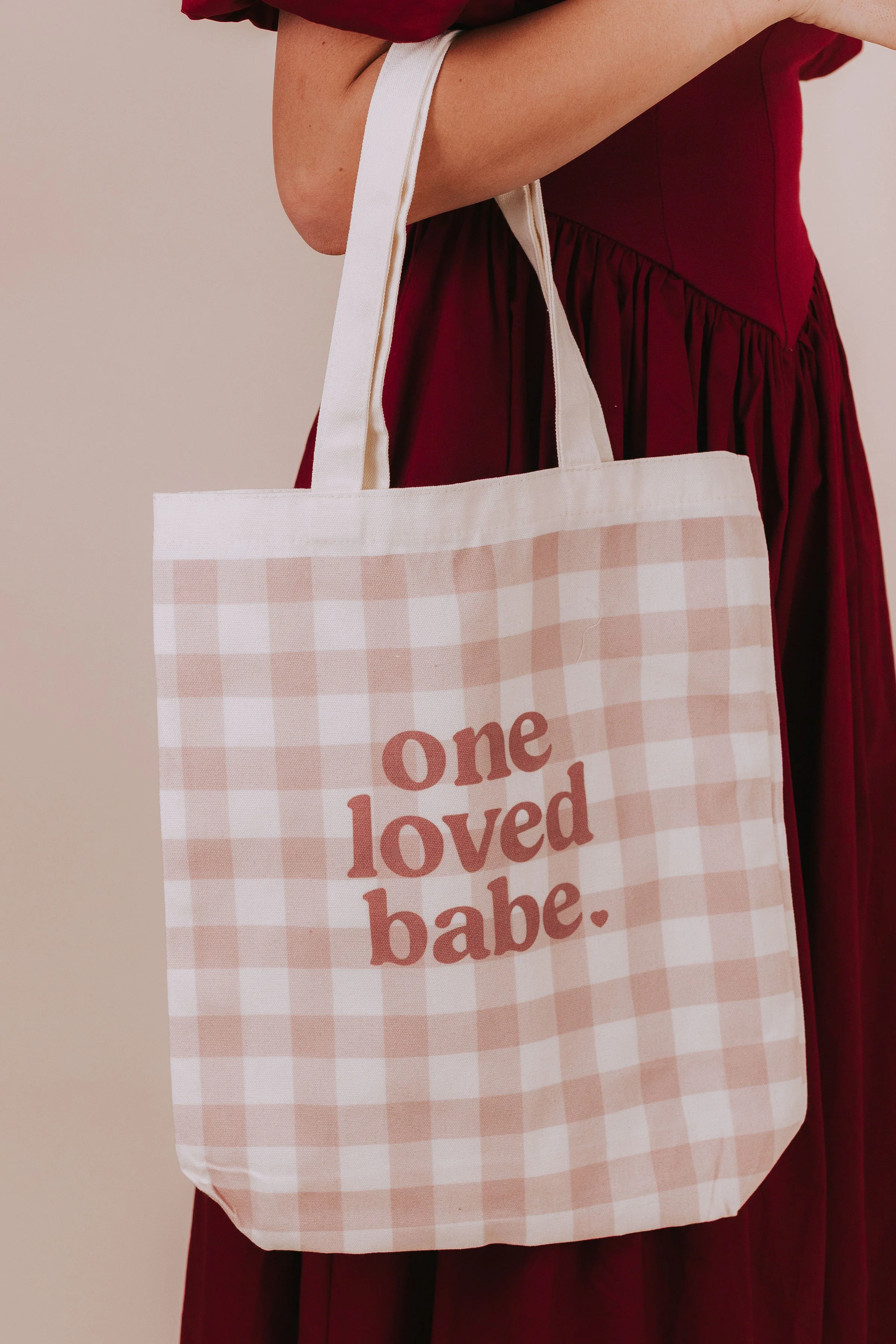 OLB Tote Bag - Gingham - Image 4