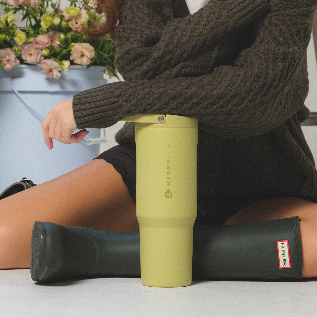 HYDROJUG - Sport 40 oz - Olive - Image 2