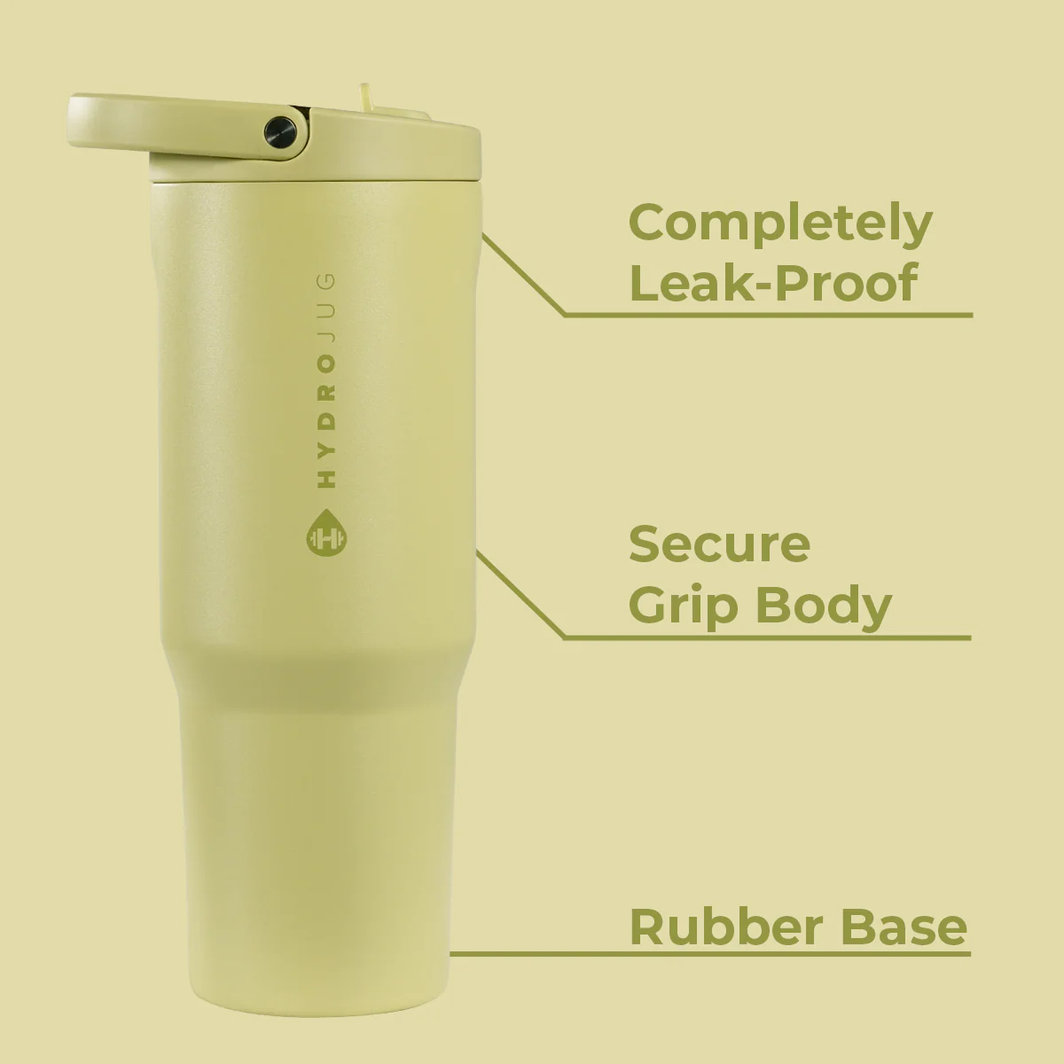 HYDROJUG - Sport 40 oz - Olive - Image 5